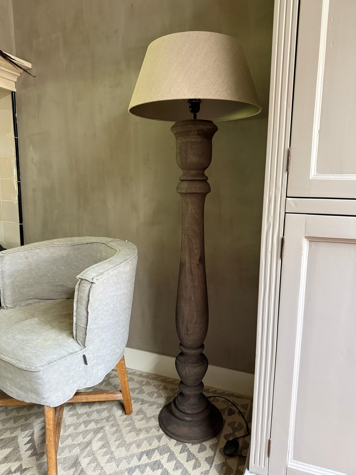 Baluster lamp rond 125