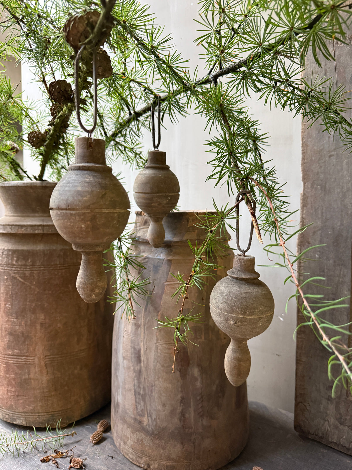 Houten (kerst) hanger