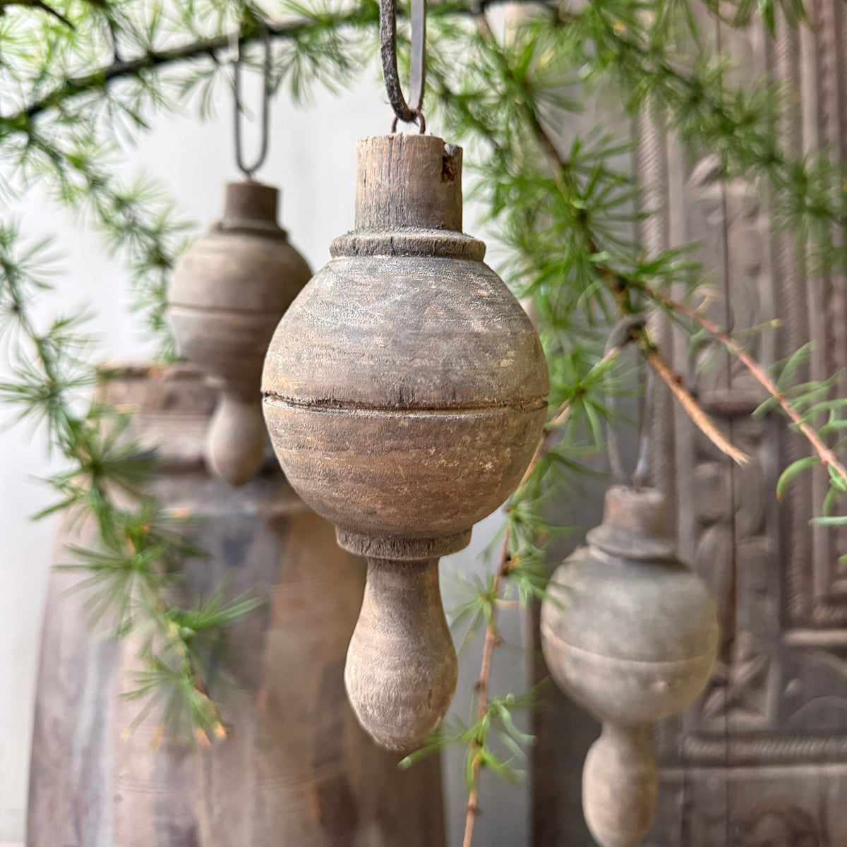 Houten (kerst) hanger