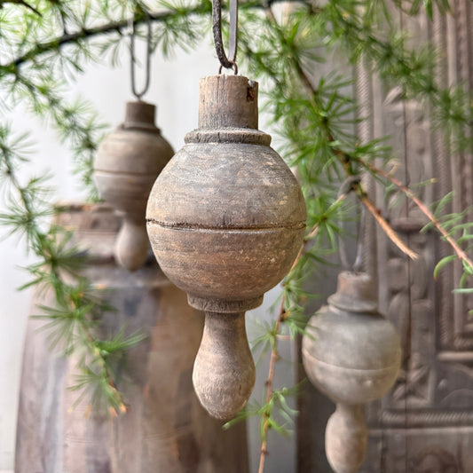 Houten (kerst) hanger