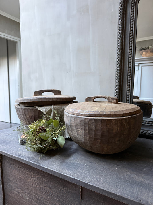 Interieur decoratie set bakken met deksel