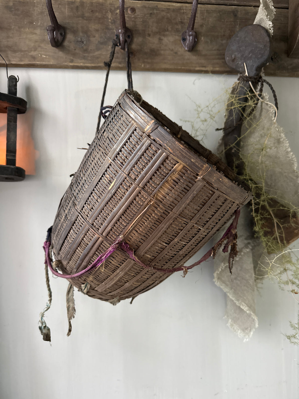 Authentieke bamboe basket