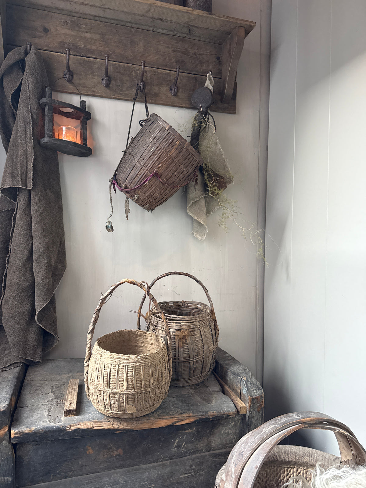 Authentieke bamboe basket