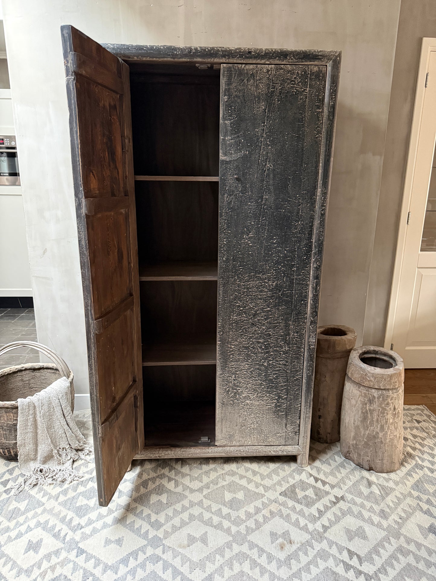 Originaler chinesischer Ulmenholzschrank