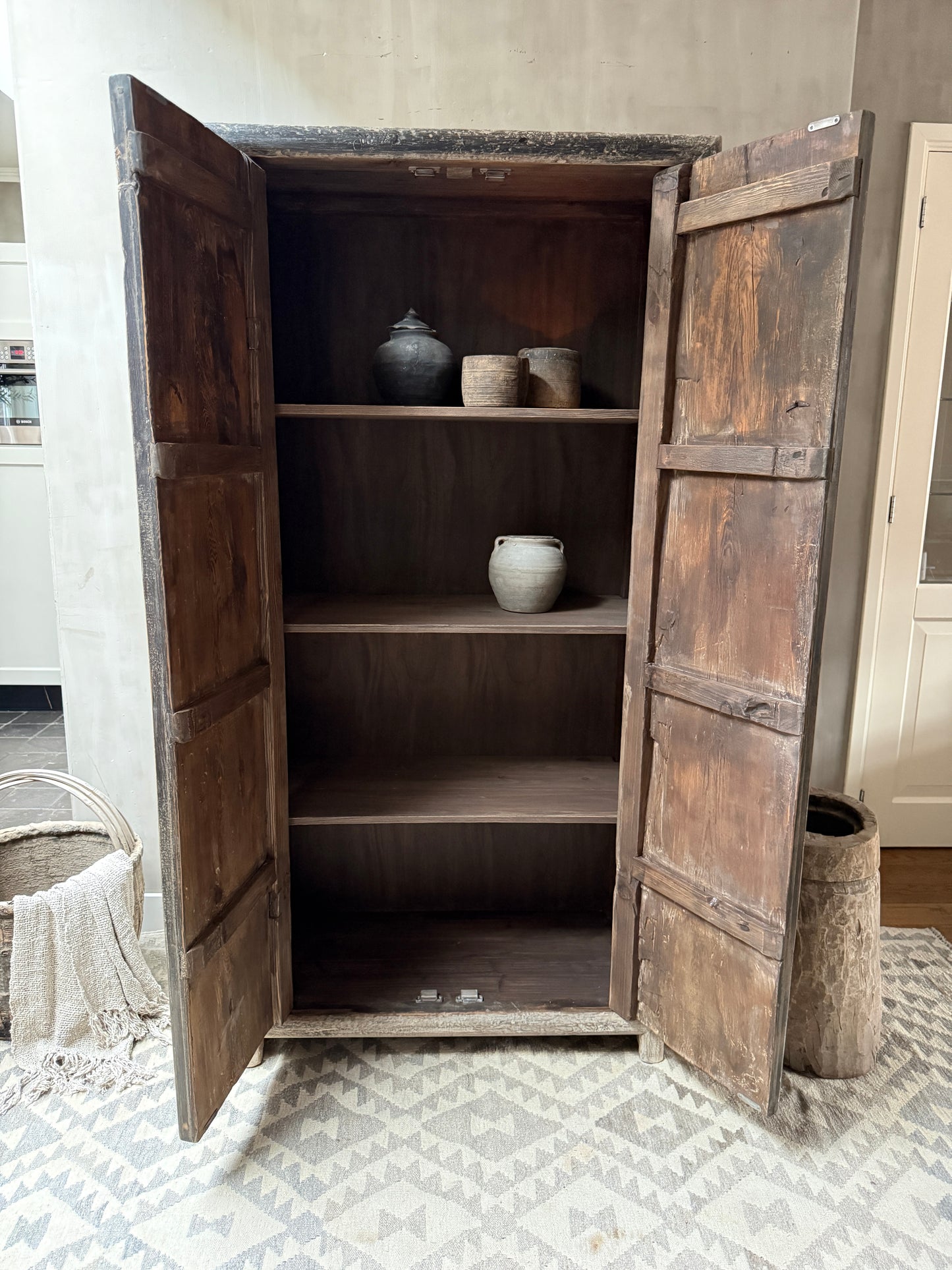 Originaler chinesischer Ulmenholzschrank