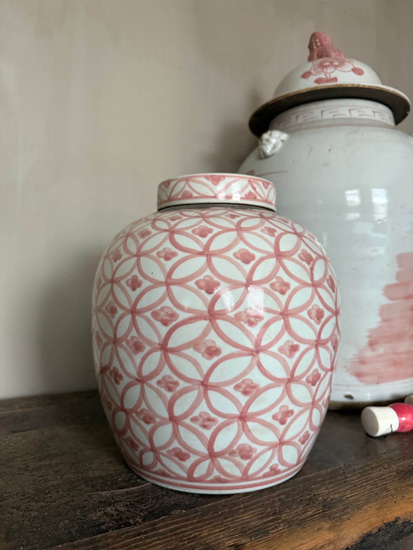 Antiker chinesischer Ingwertopf mit Deckel