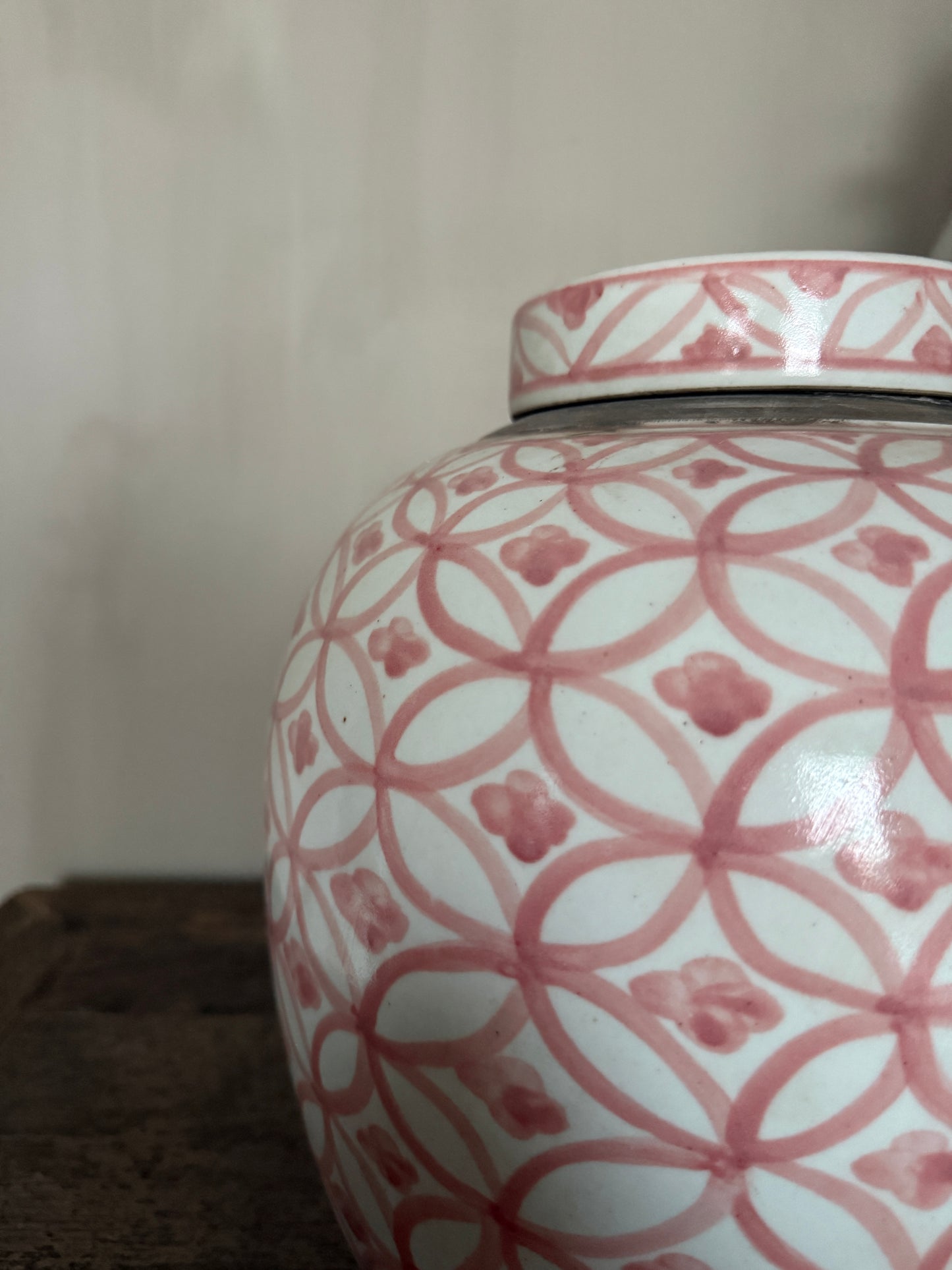 Antiker chinesischer Ingwertopf mit Deckel