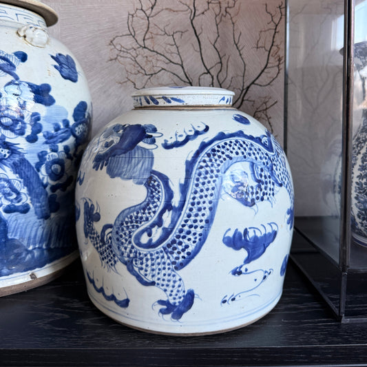 Oude Chinese gember pot met deksel