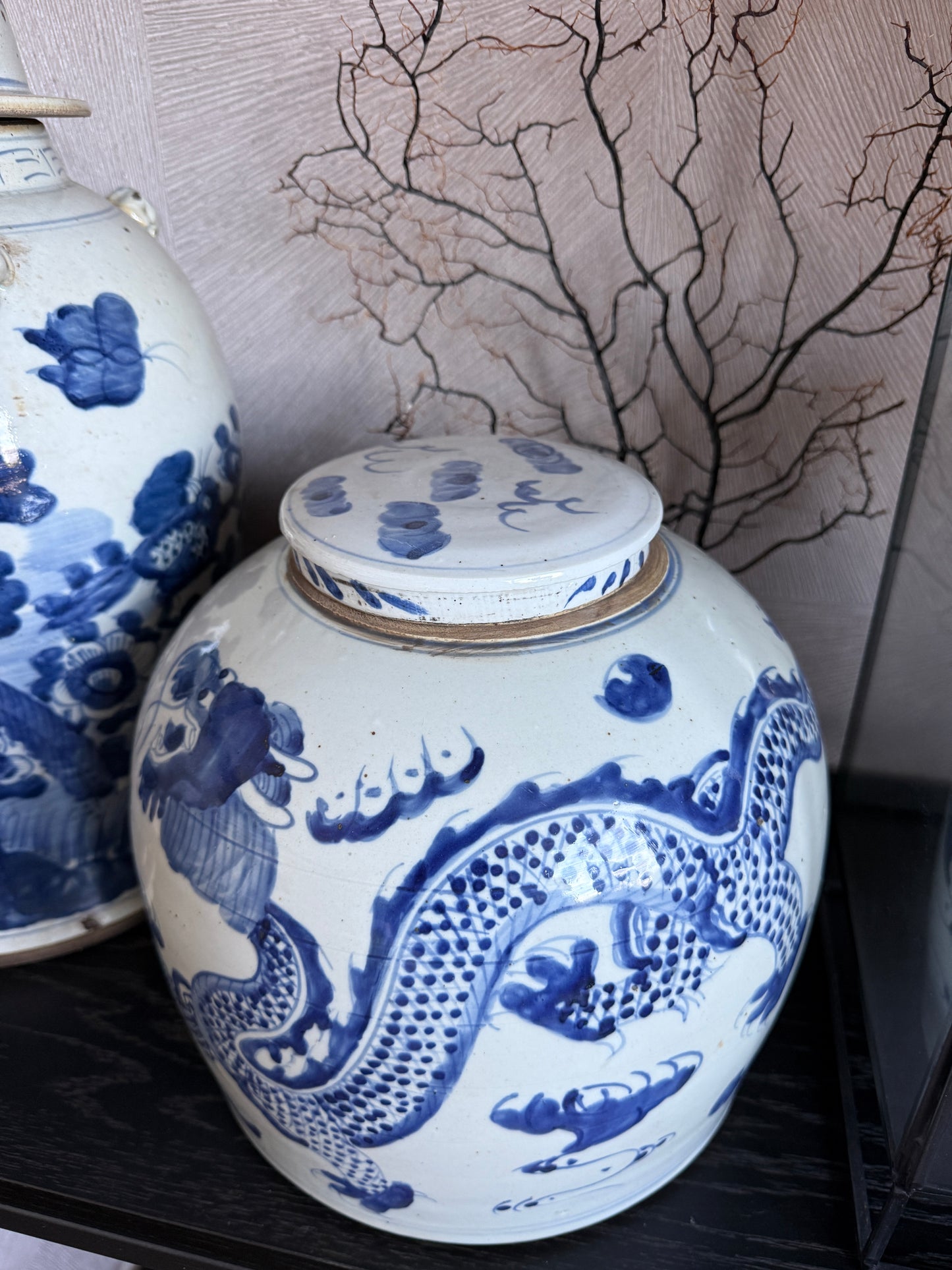 Oude Chinese gember pot met deksel