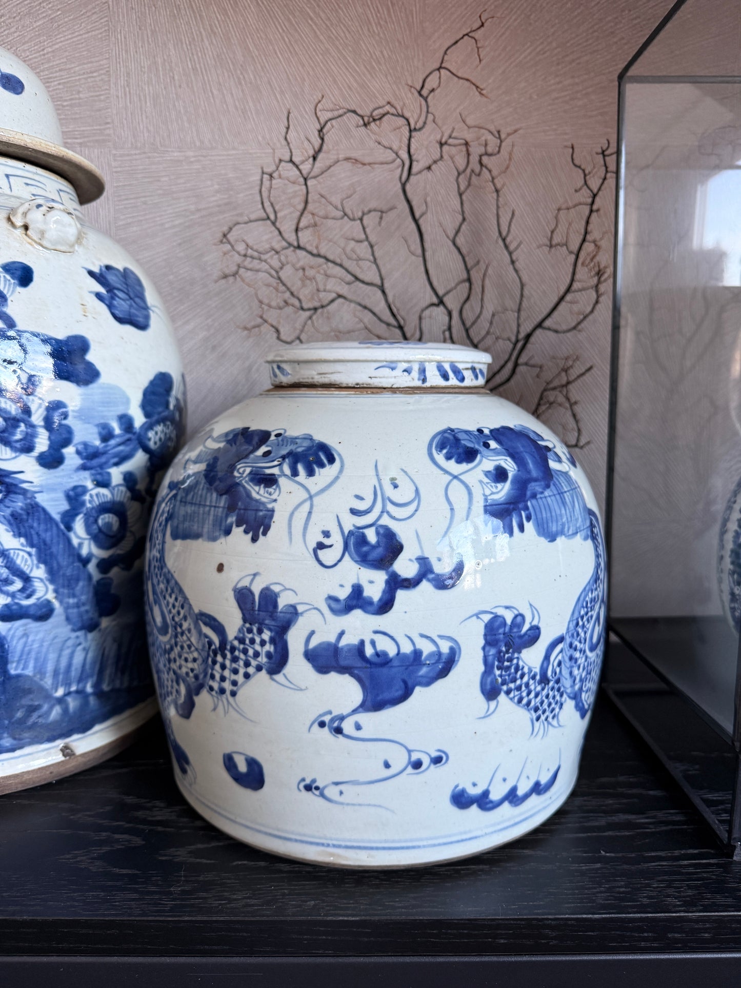 Oude Chinese gember pot met deksel