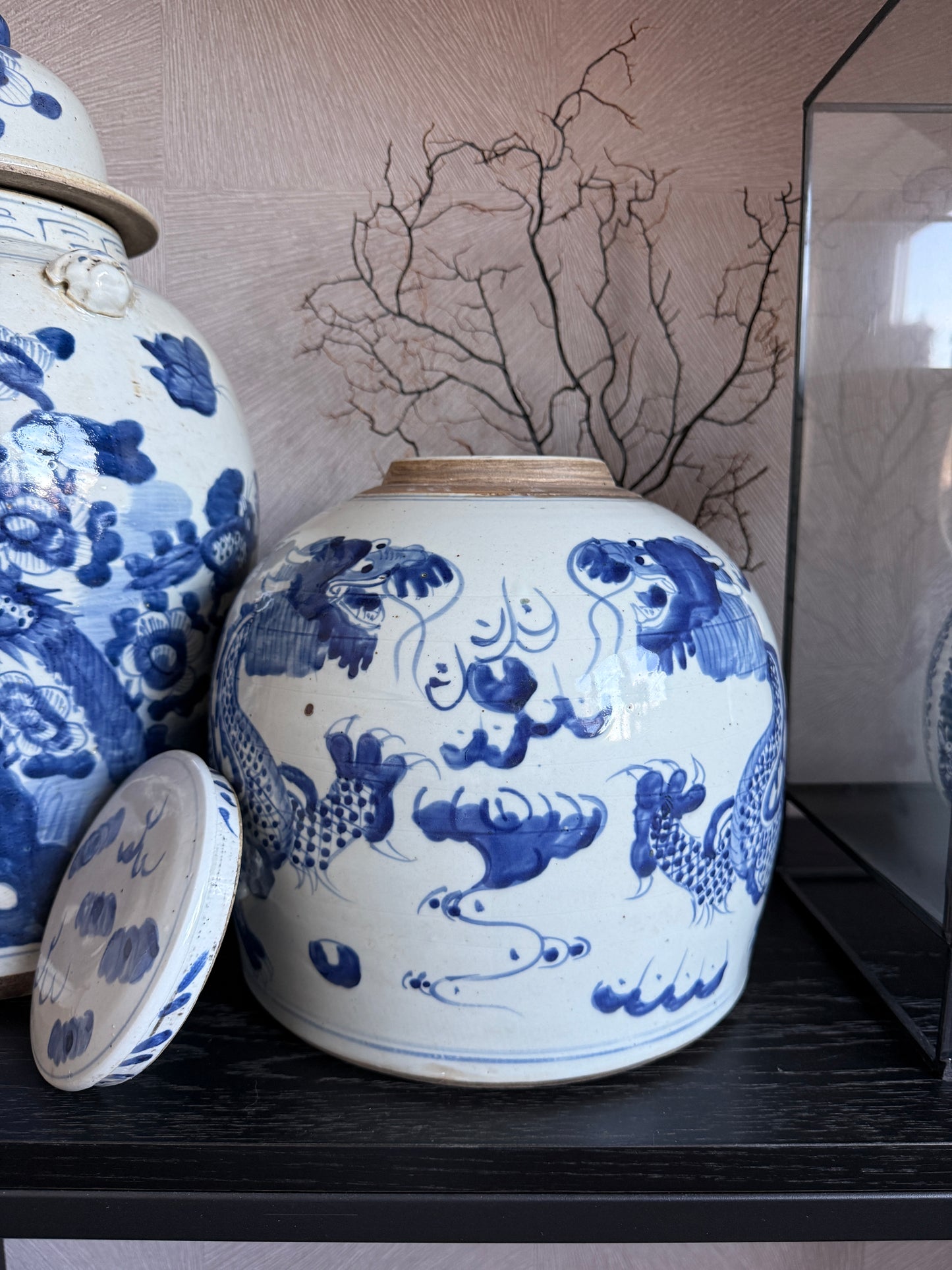 Oude Chinese gember pot met deksel