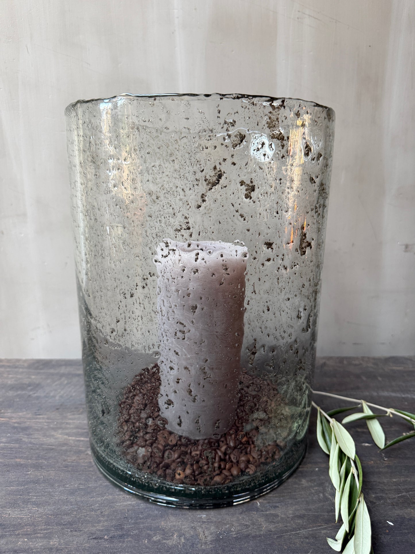 Wind light stone chippings 19 x 23 cm