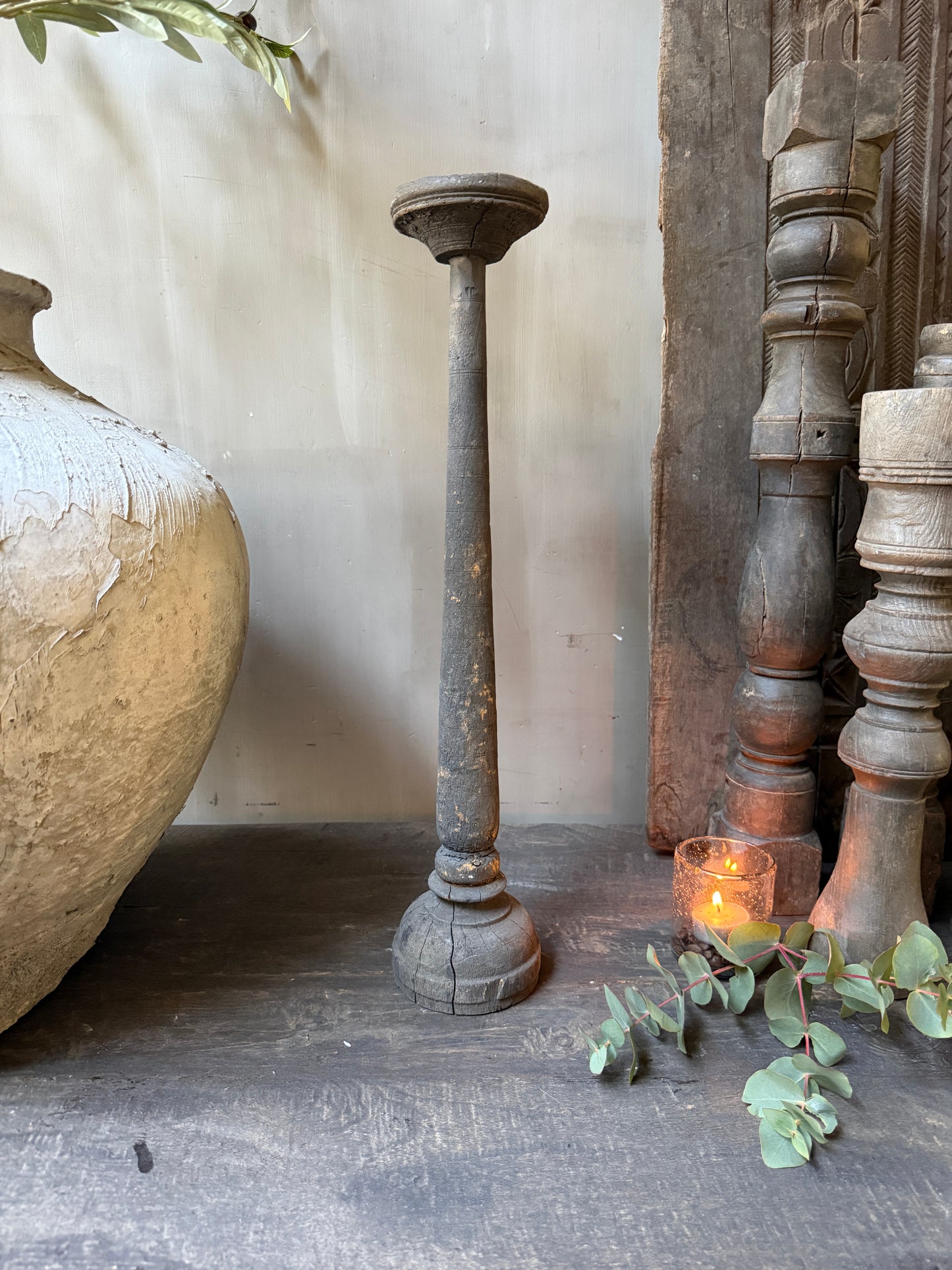 Kerzenständer/Baluster aus Holz