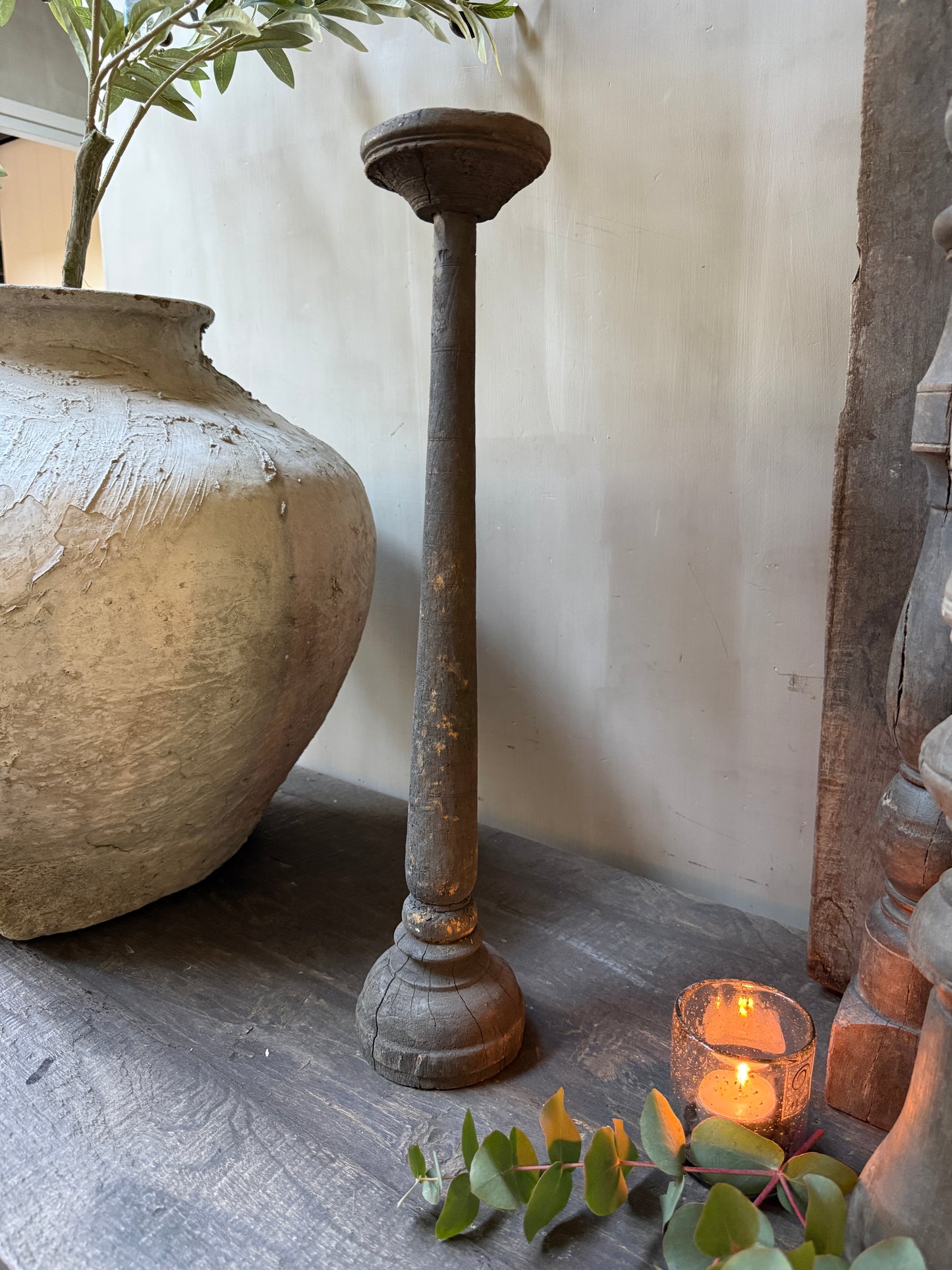 Kerzenständer/Baluster aus Holz