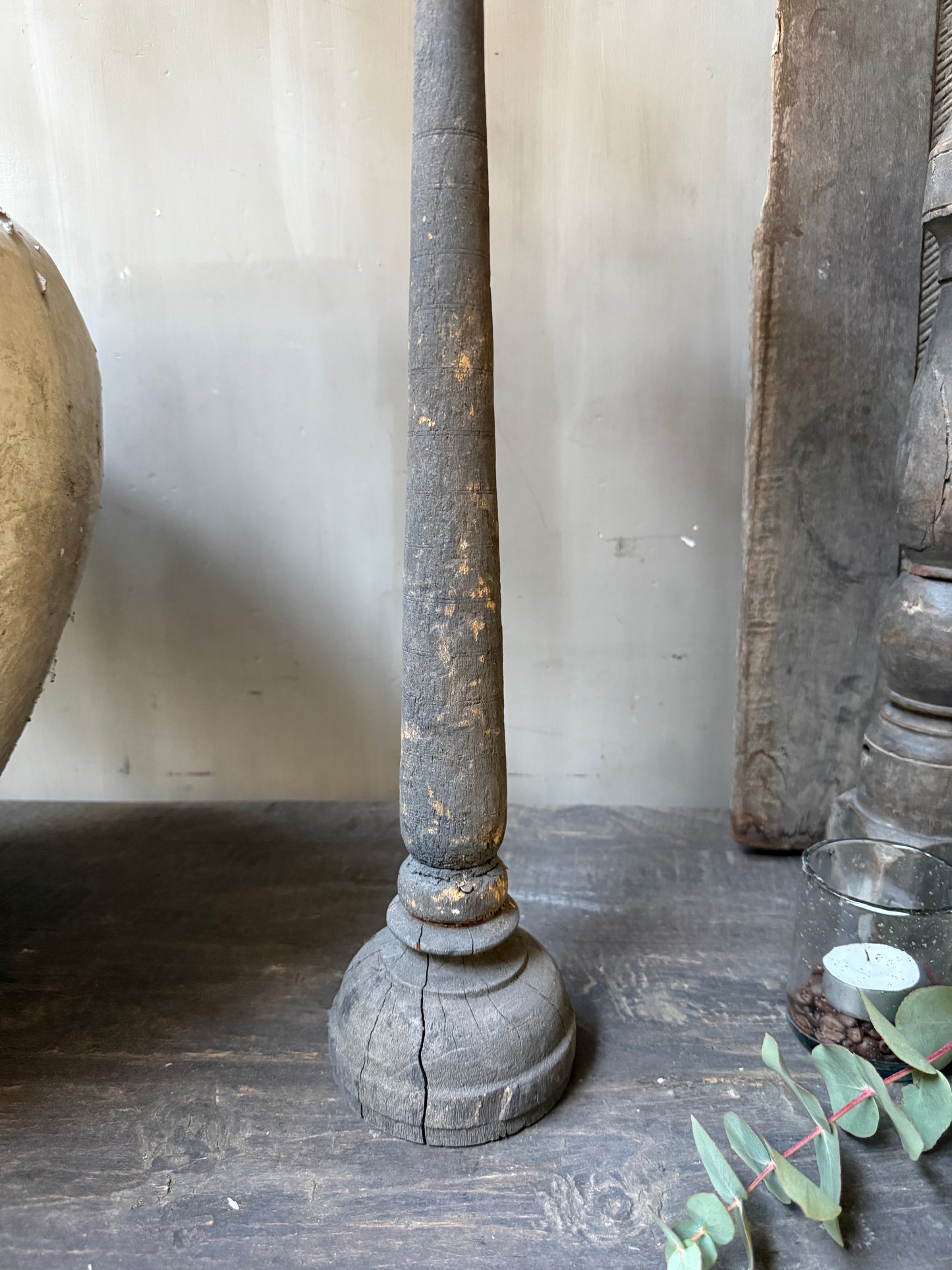 Kerzenständer/Baluster aus Holz