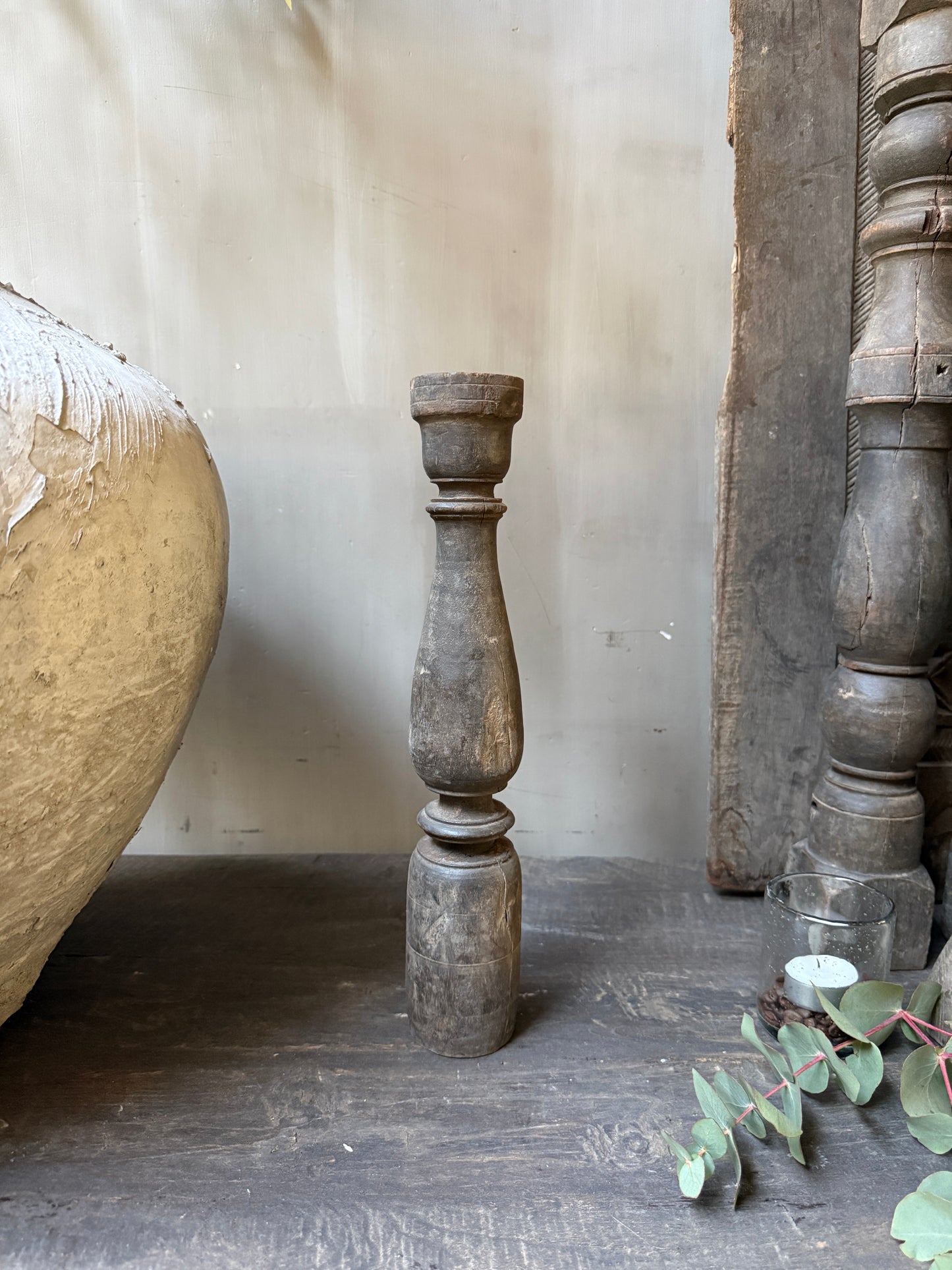 Kerzenständer/Baluster aus Holz