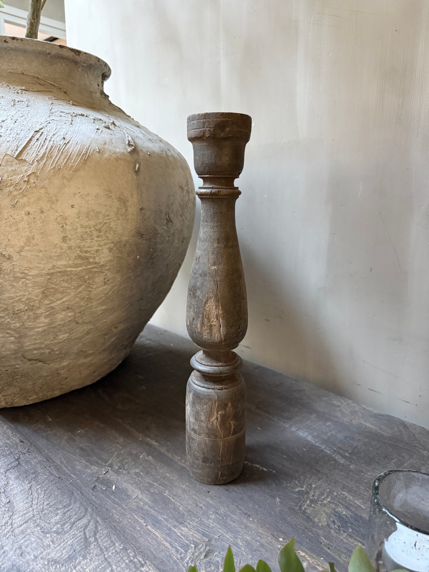 Kerzenständer/Baluster aus Holz