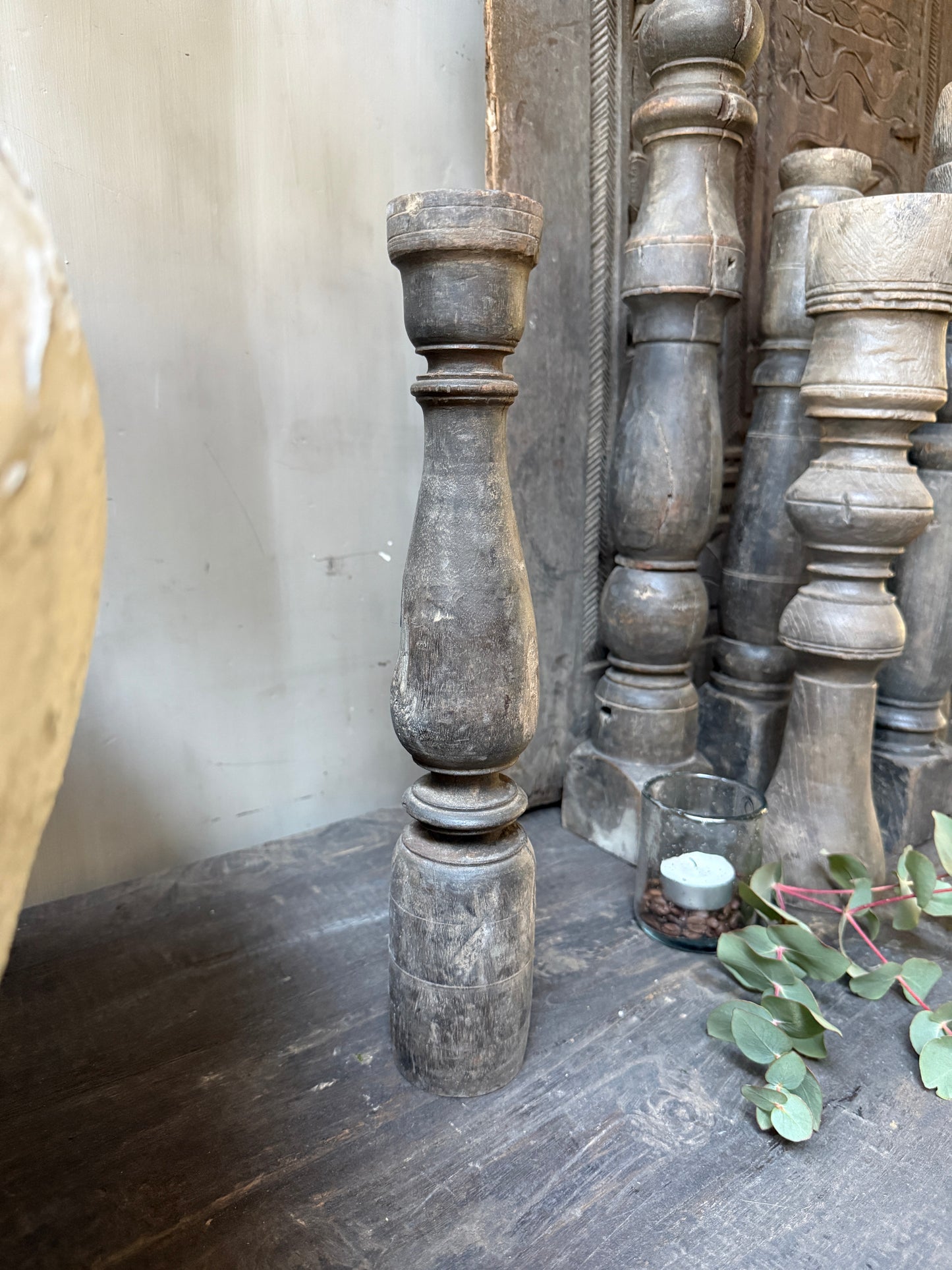 Kerzenständer/Baluster aus Holz