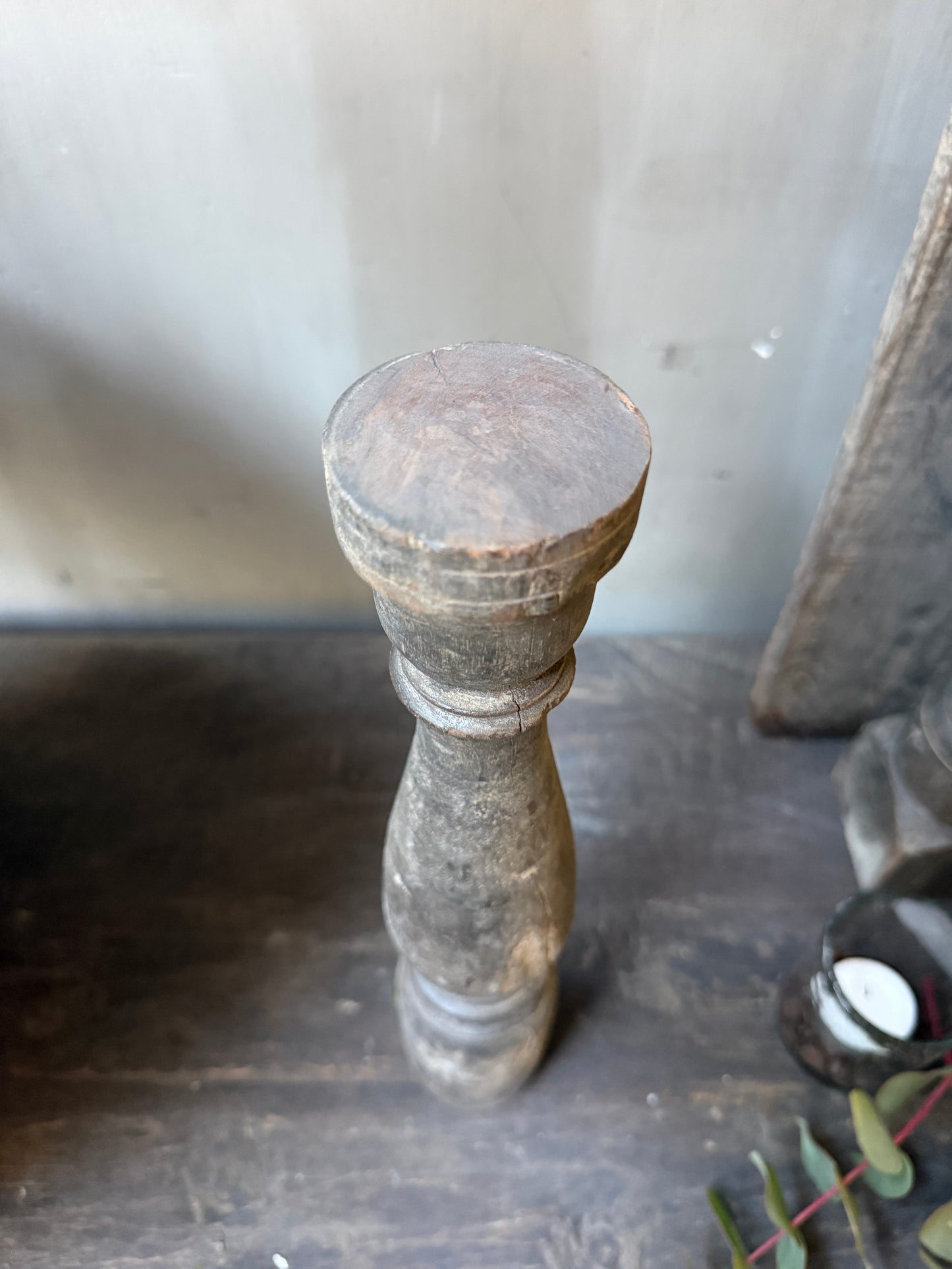 Kerzenständer/Baluster aus Holz