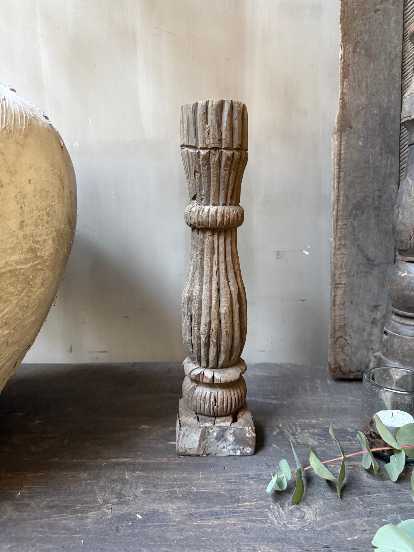 Kerzenständer/Baluster aus Holz
