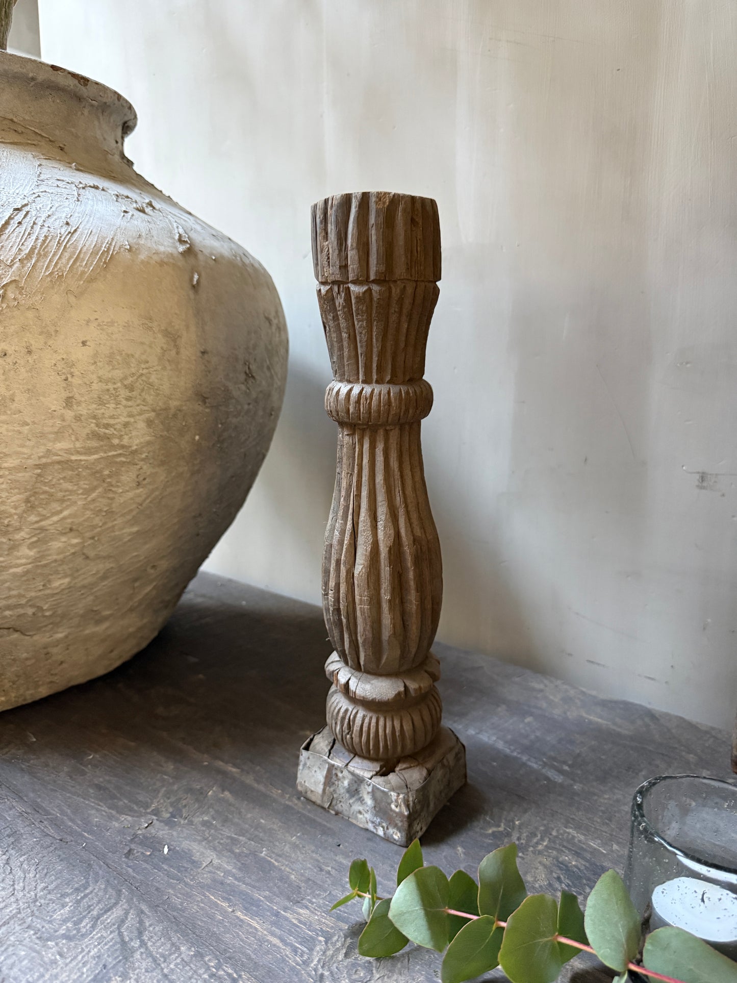 Kerzenständer/Baluster aus Holz