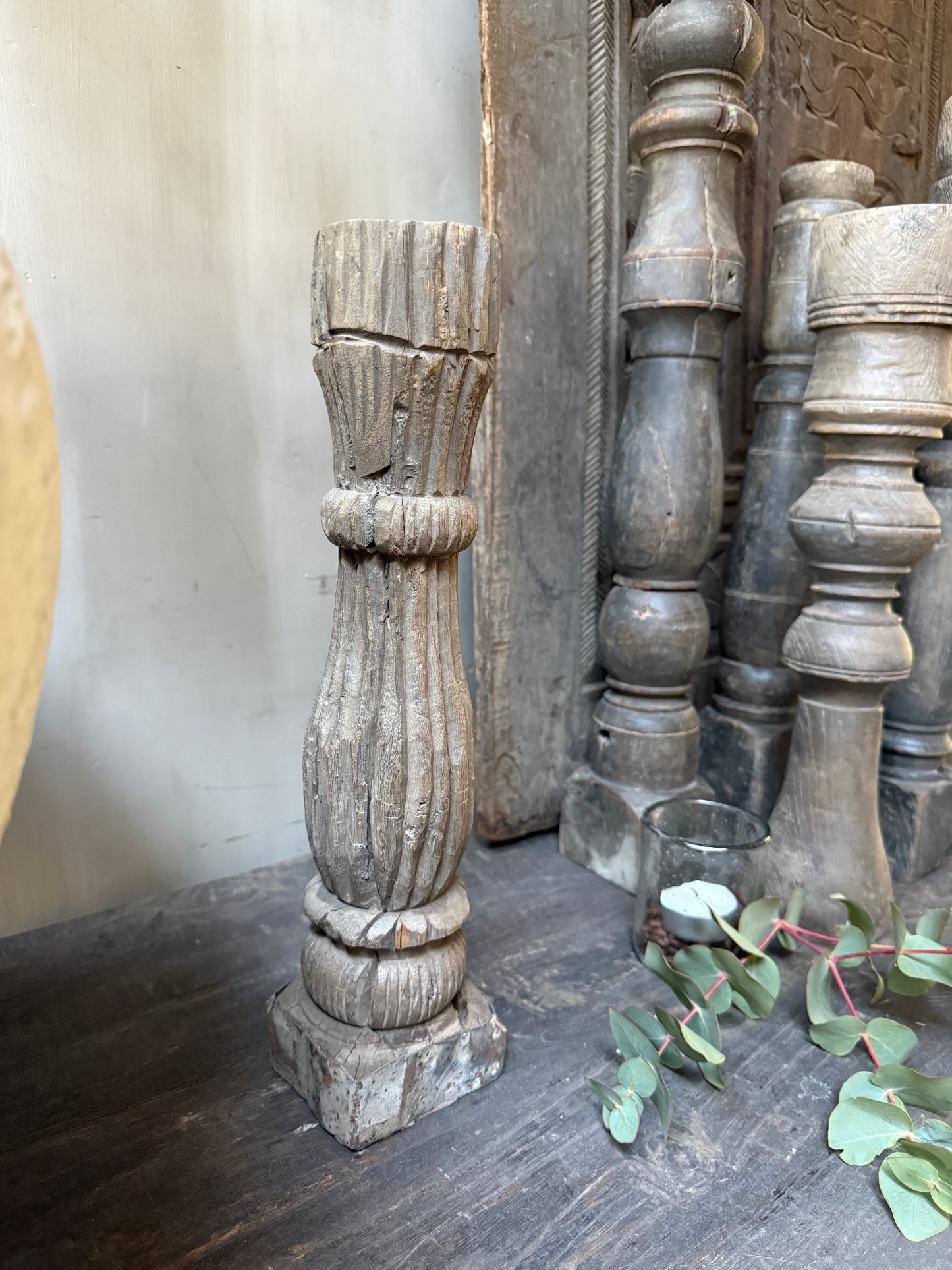 Kerzenständer/Baluster aus Holz