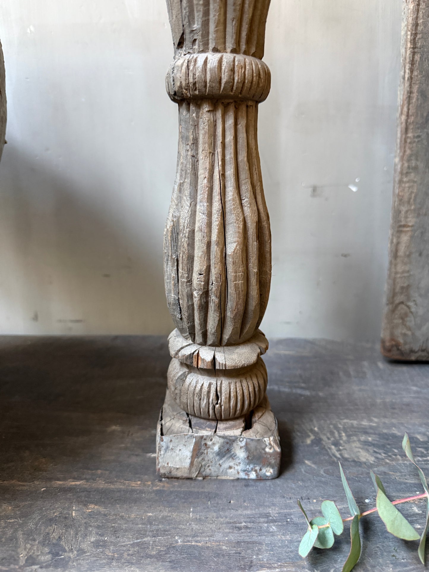 Kerzenständer/Baluster aus Holz
