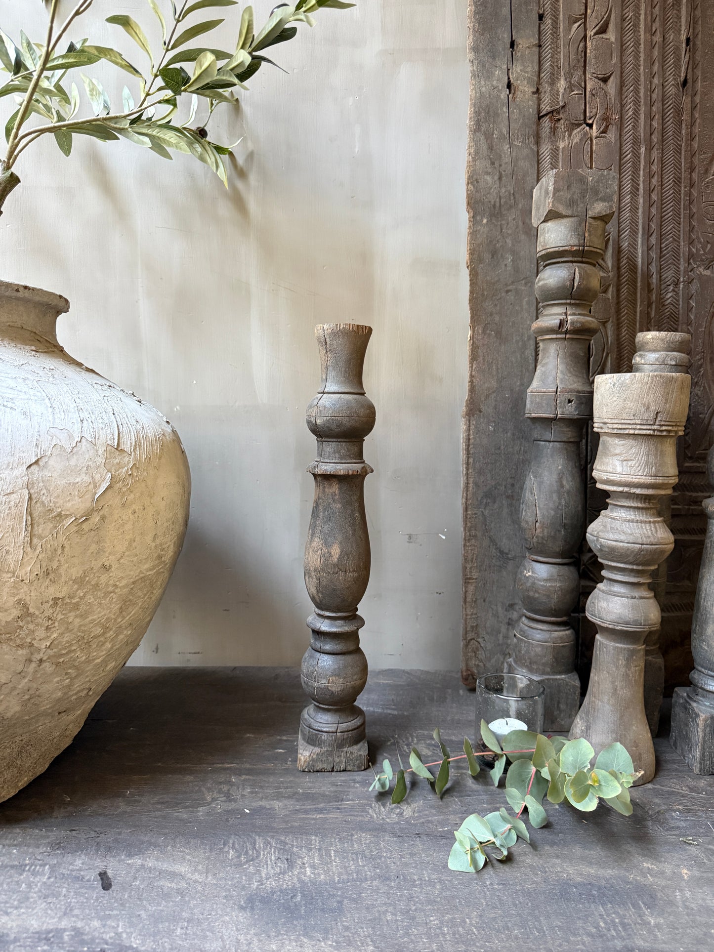 Kerzenständer/Baluster aus Holz