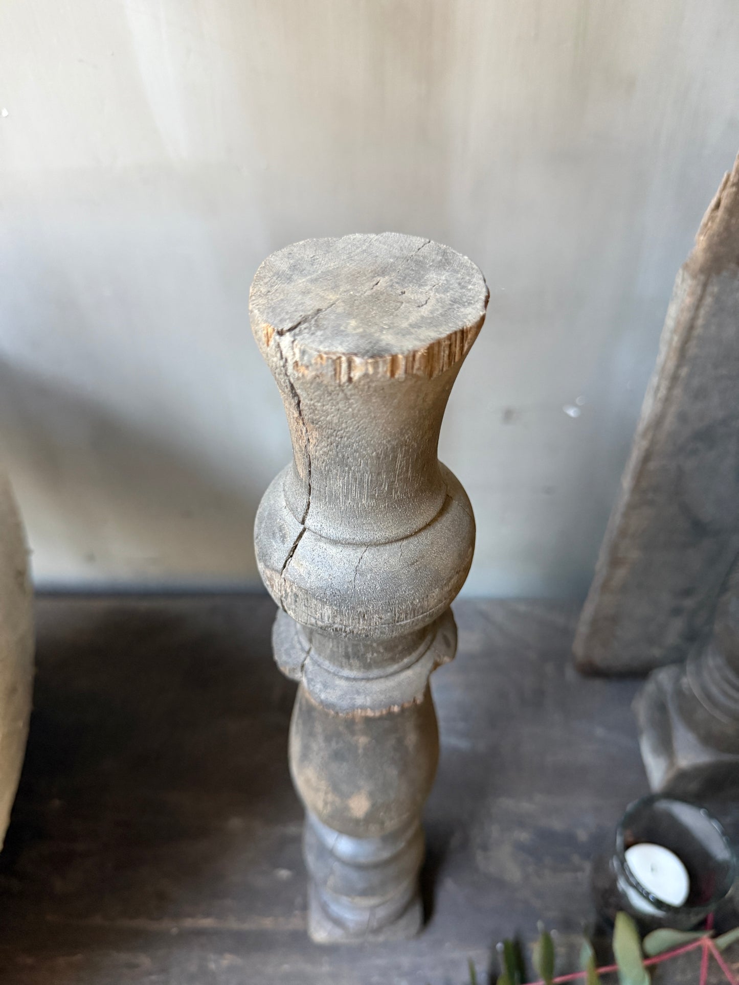 Kerzenständer/Baluster aus Holz