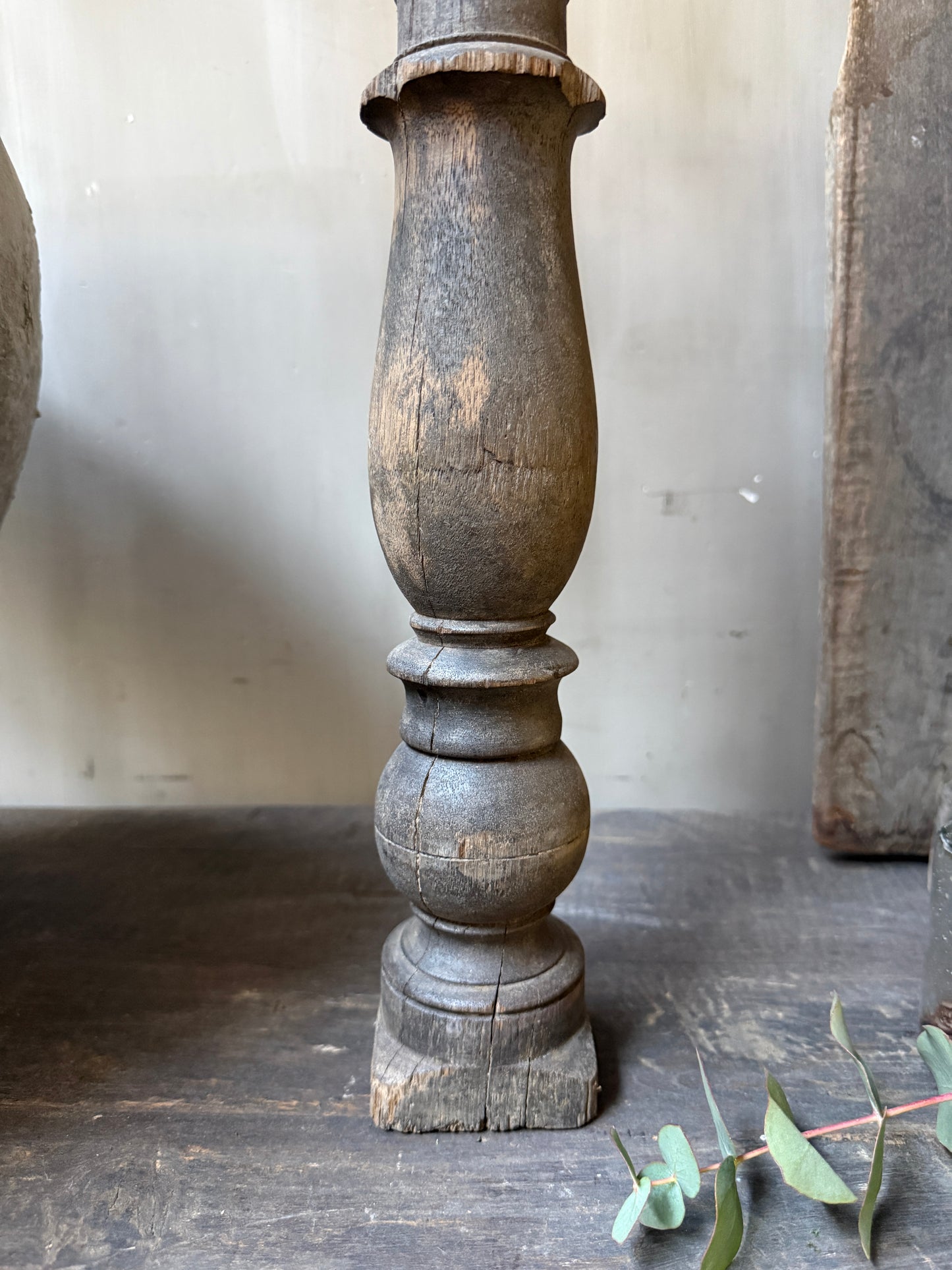 Kerzenständer/Baluster aus Holz
