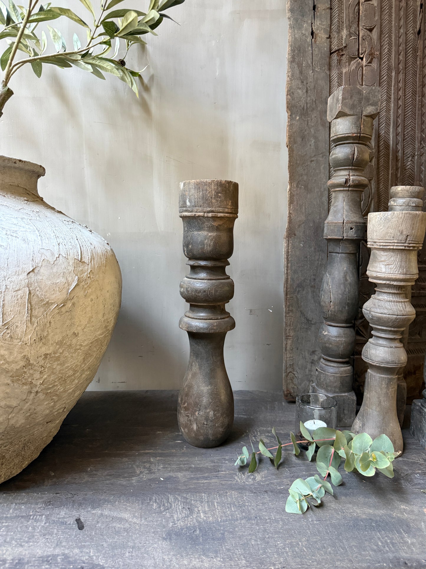 Kerzenständer/Baluster aus Holz
