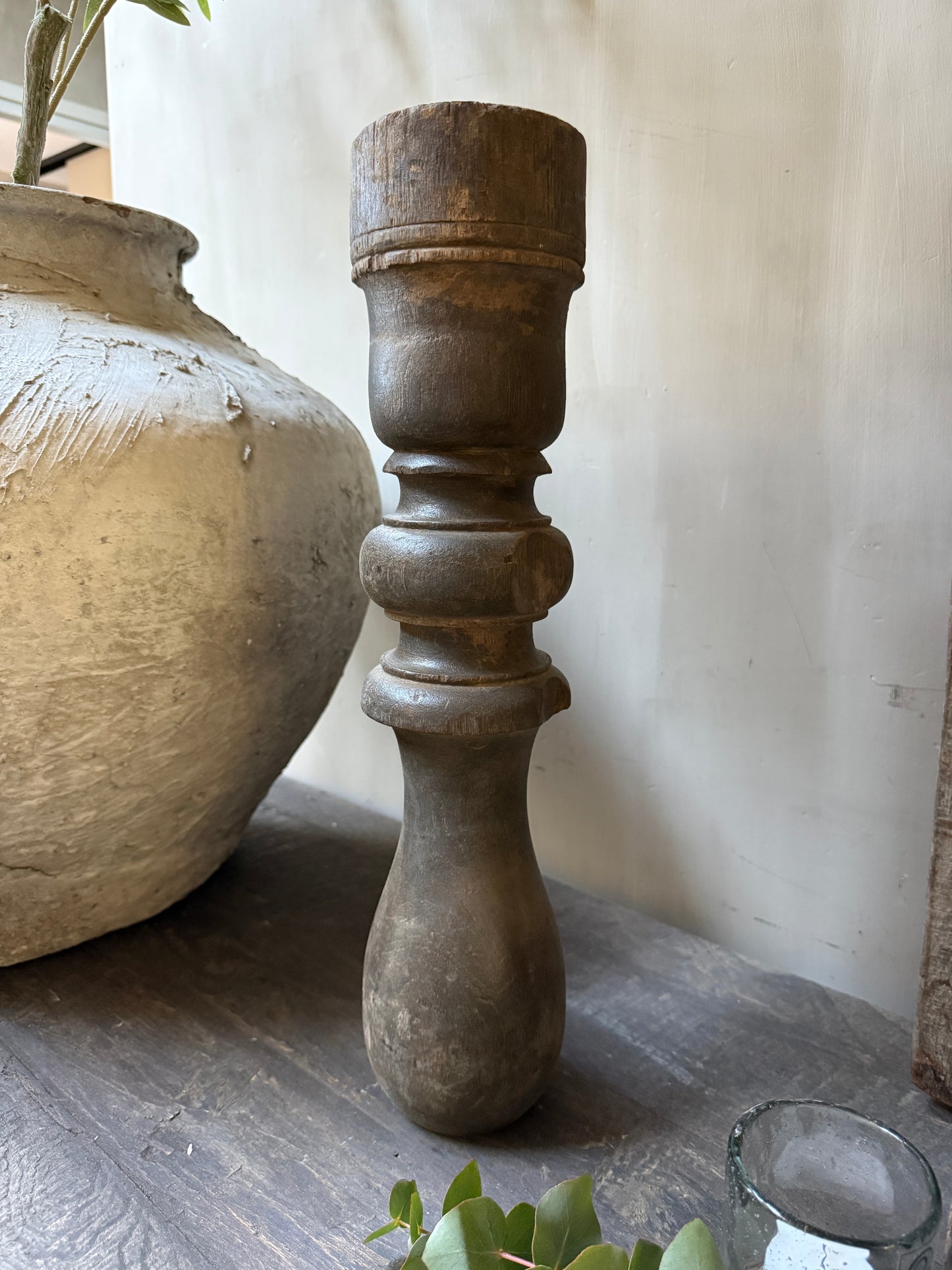Kerzenständer/Baluster aus Holz