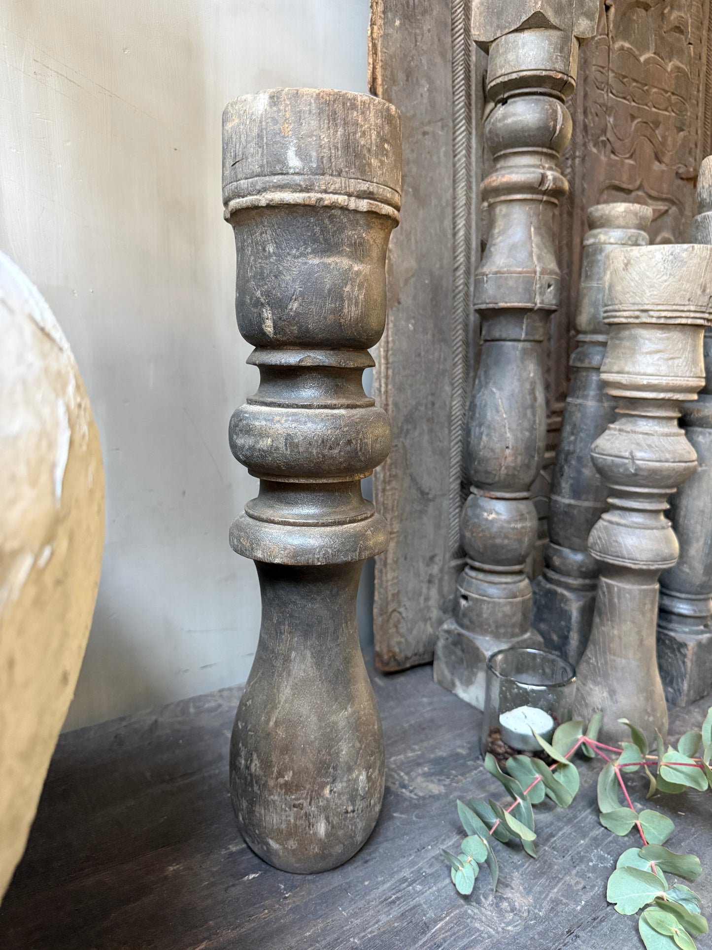 Kerzenständer/Baluster aus Holz