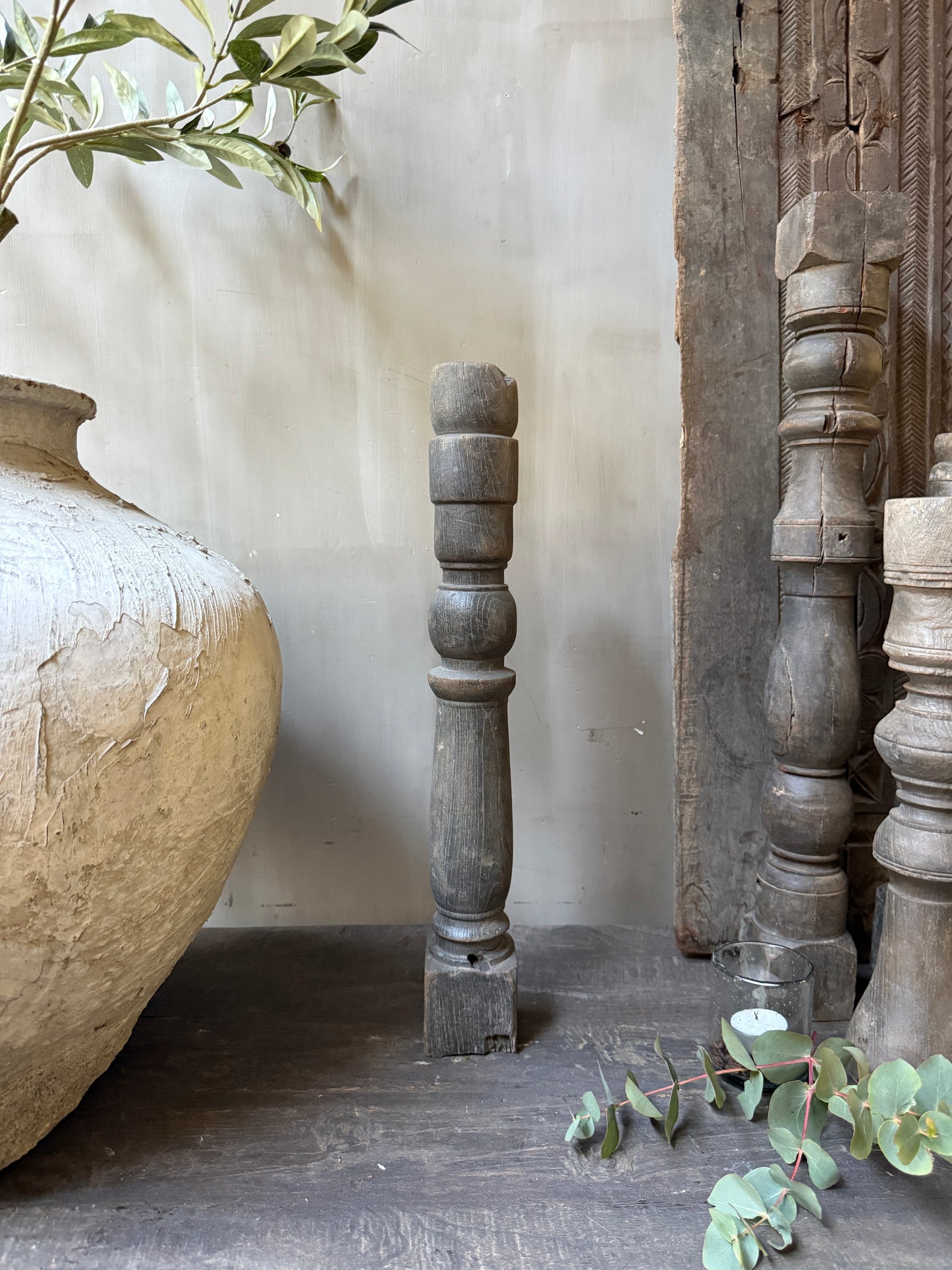 Kerzenständer/Baluster aus Holz