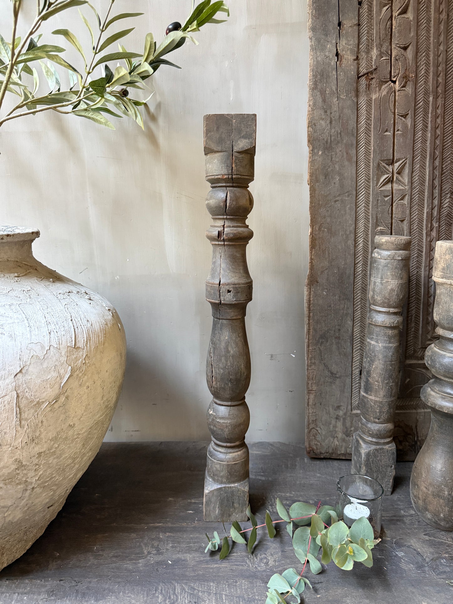 Kerzenständer/Baluster aus Holz
