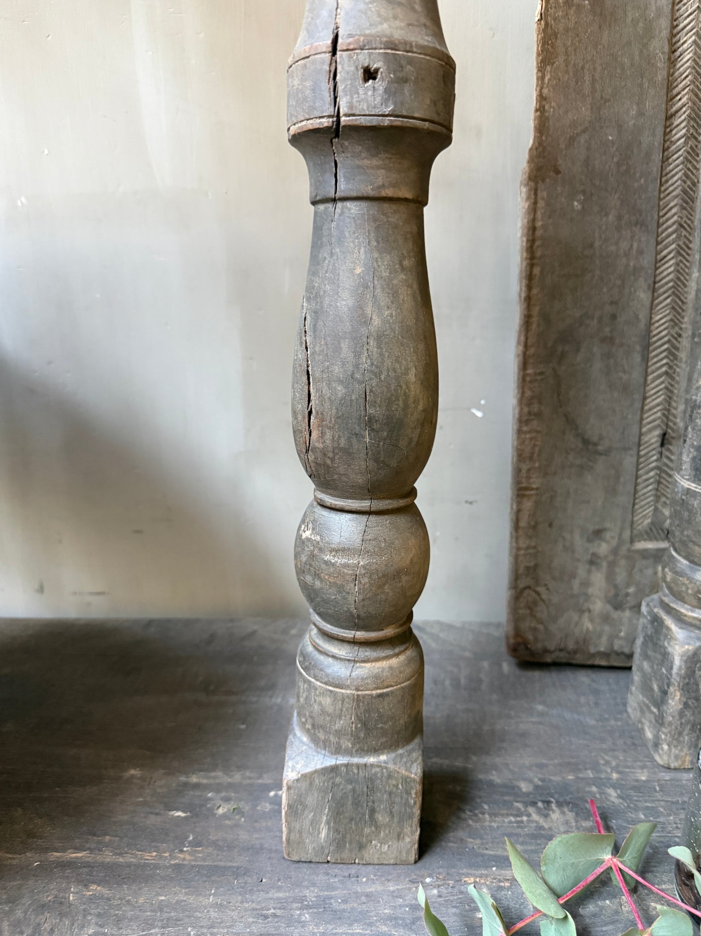 Kerzenständer/Baluster aus Holz