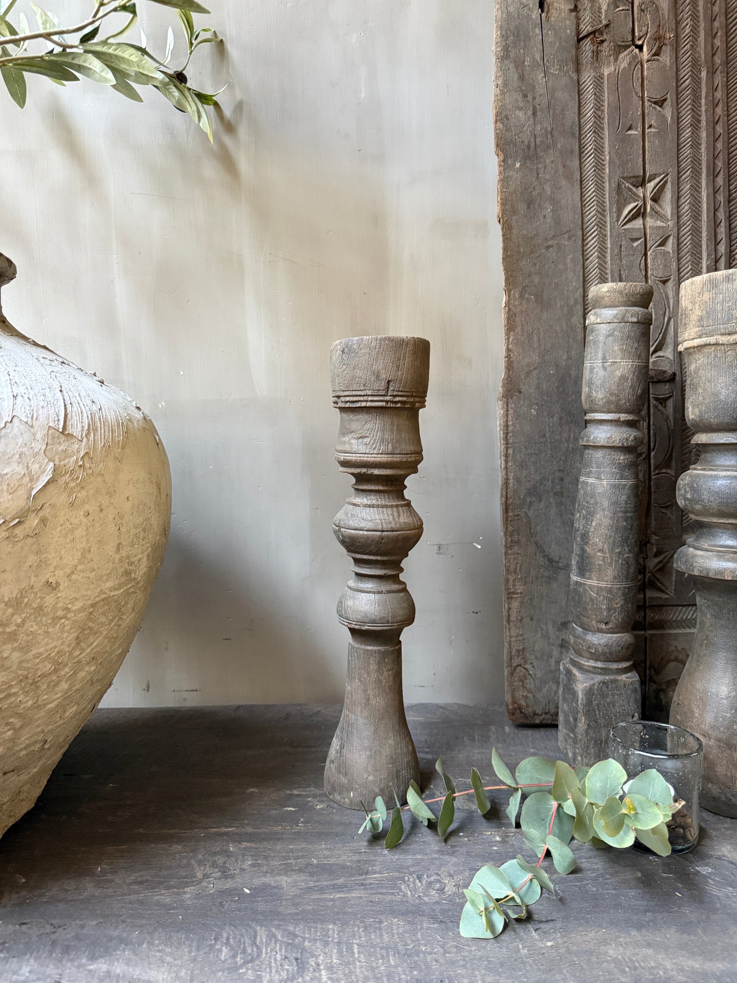 Kerzenständer/Baluster aus Holz