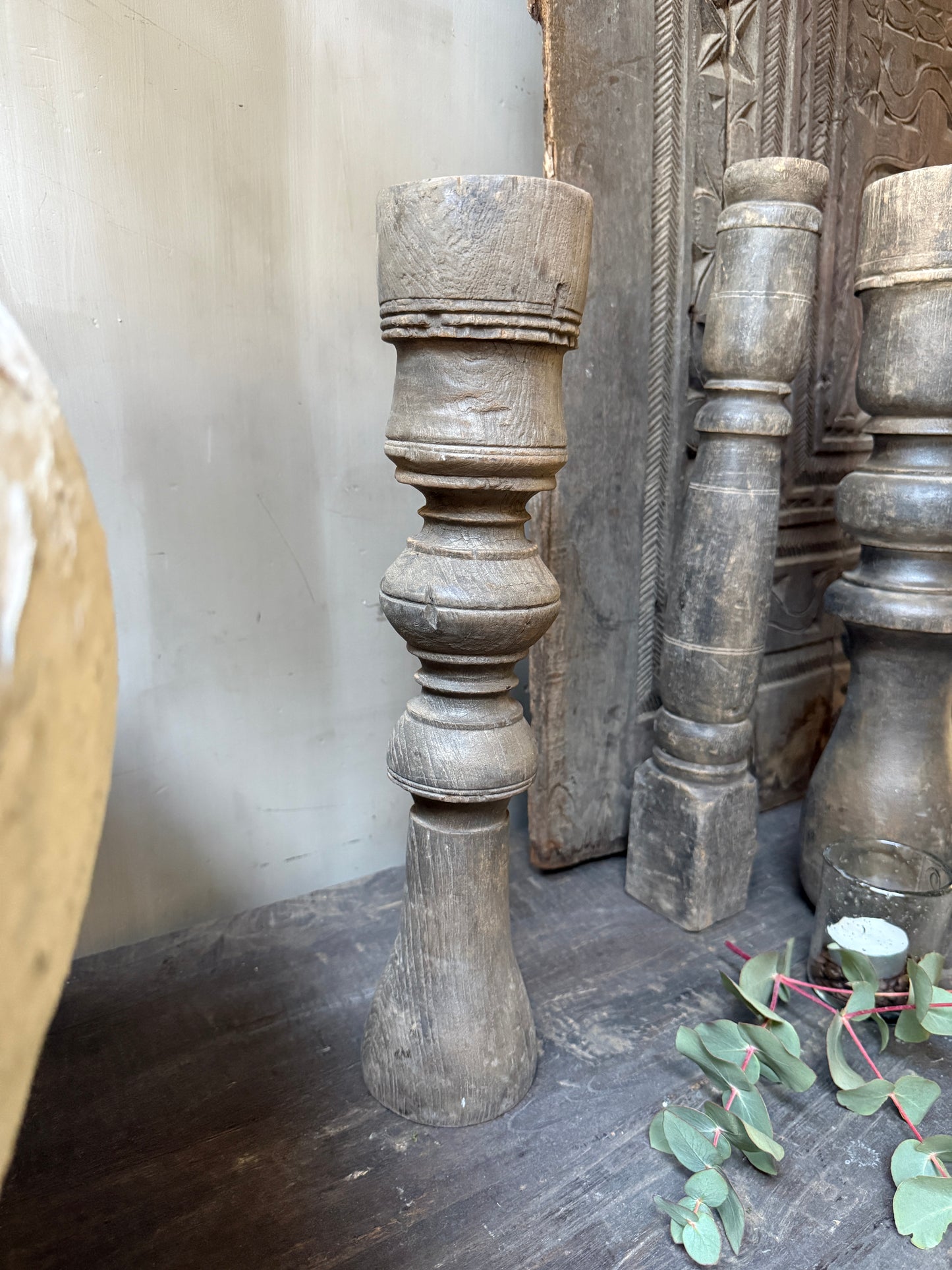 Kerzenständer/Baluster aus Holz