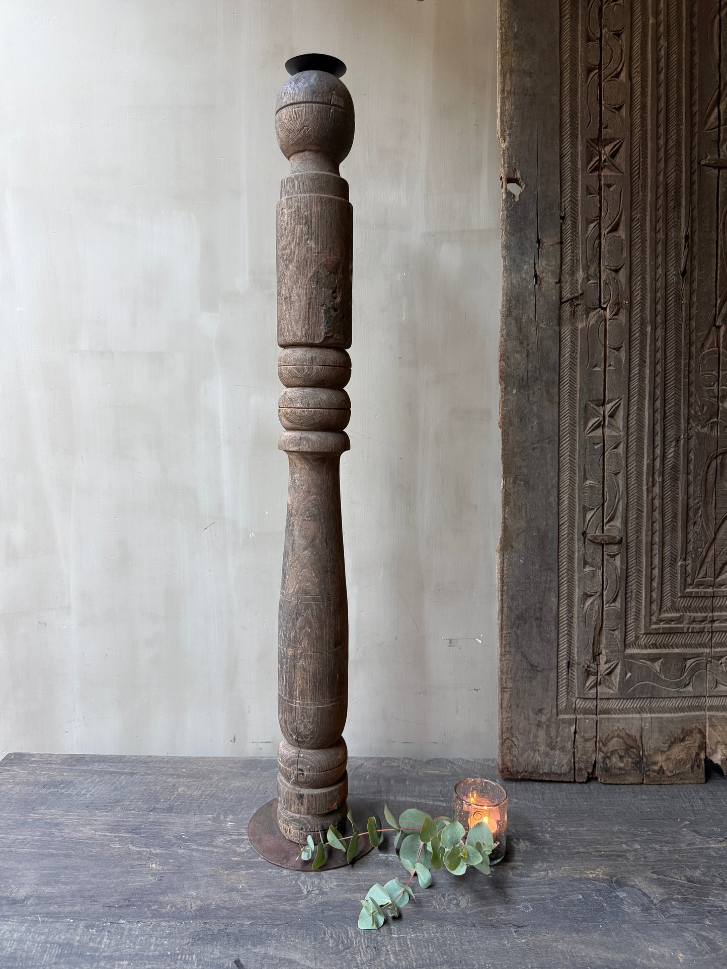 Kerzenständer/Baluster aus Holz