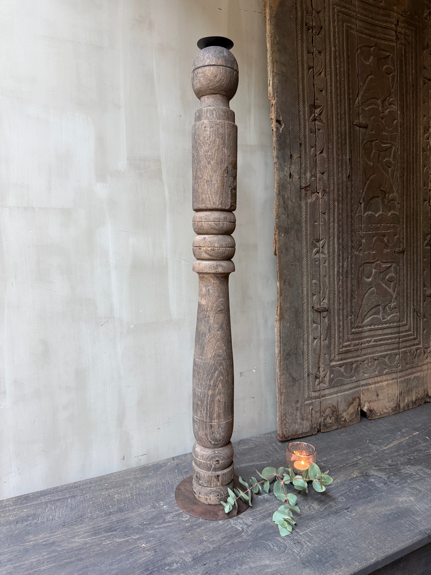 Kerzenständer/Baluster aus Holz