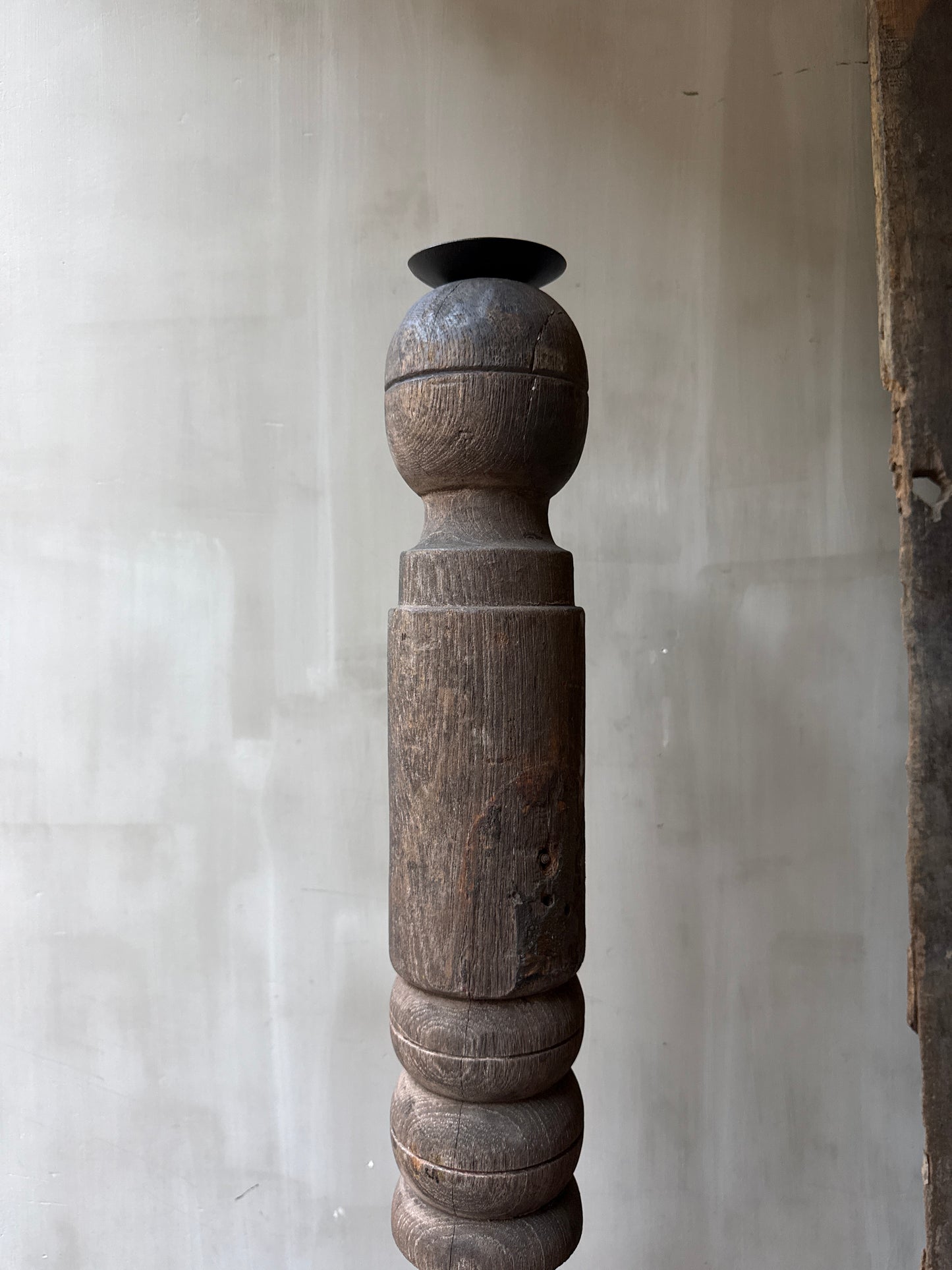 Kerzenständer/Baluster aus Holz