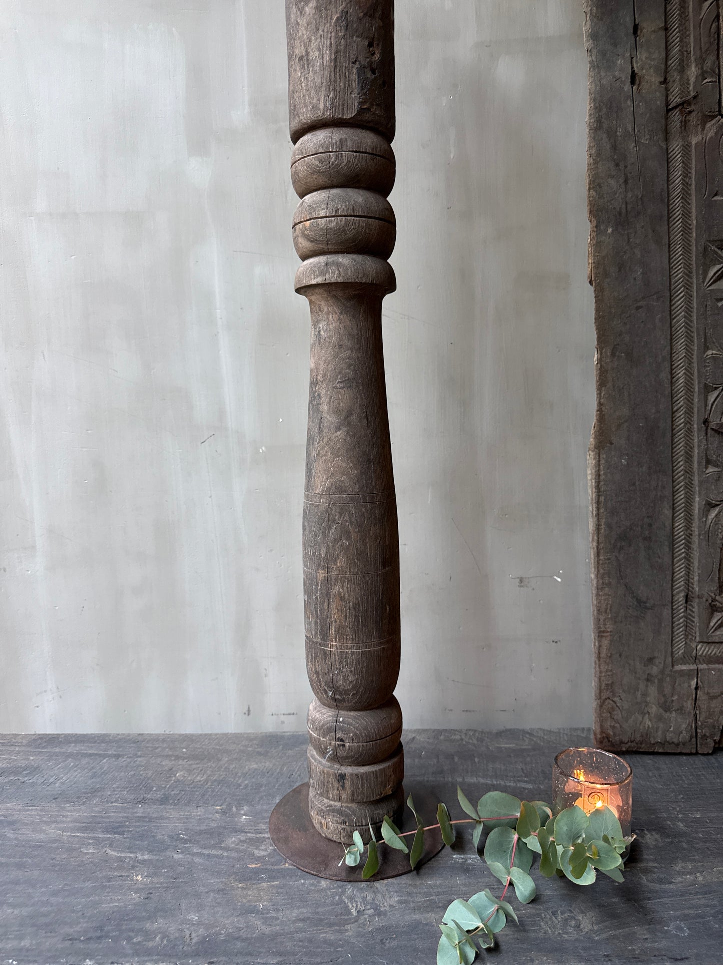 Kerzenständer/Baluster aus Holz