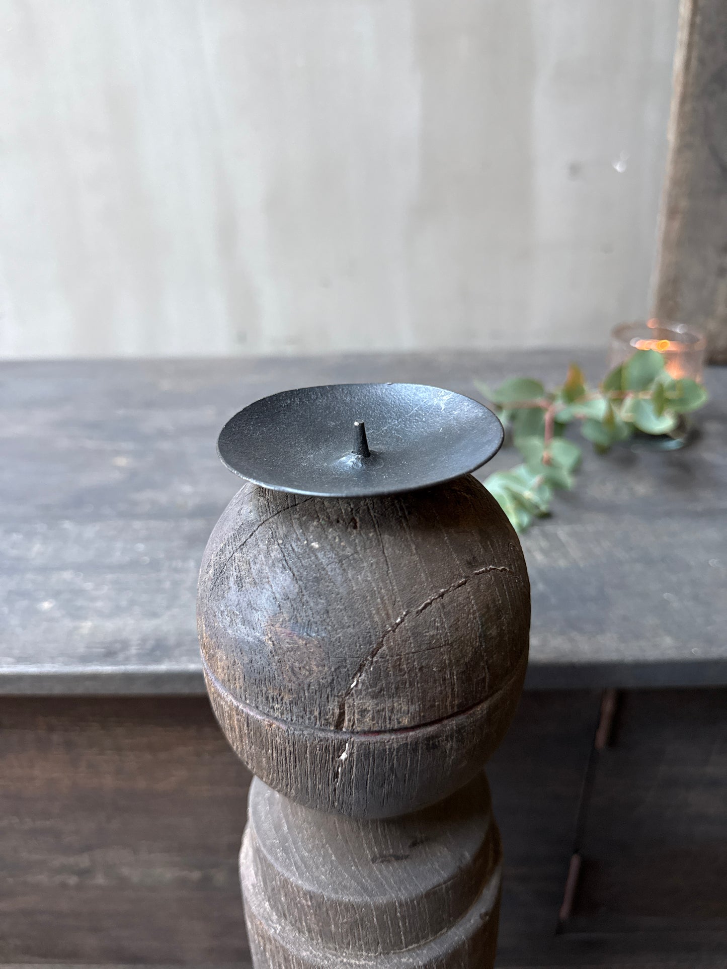 Kerzenständer/Baluster aus Holz