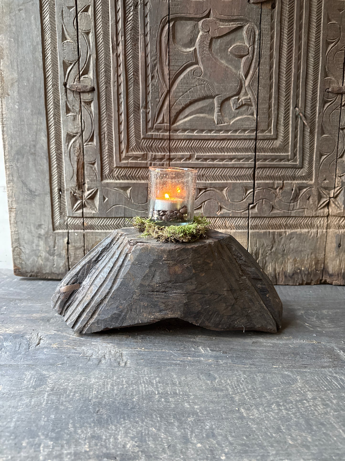 Ornament powder candlestick