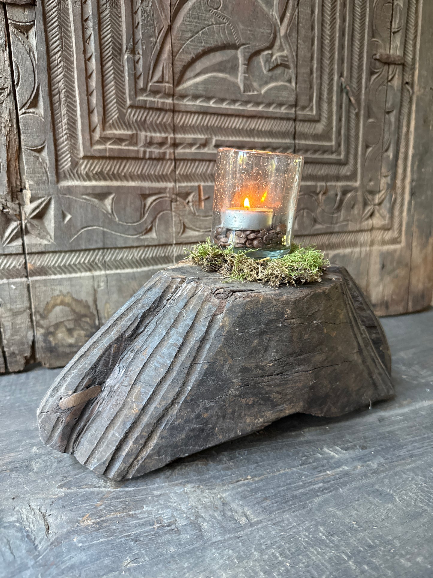 Ornament powder candlestick