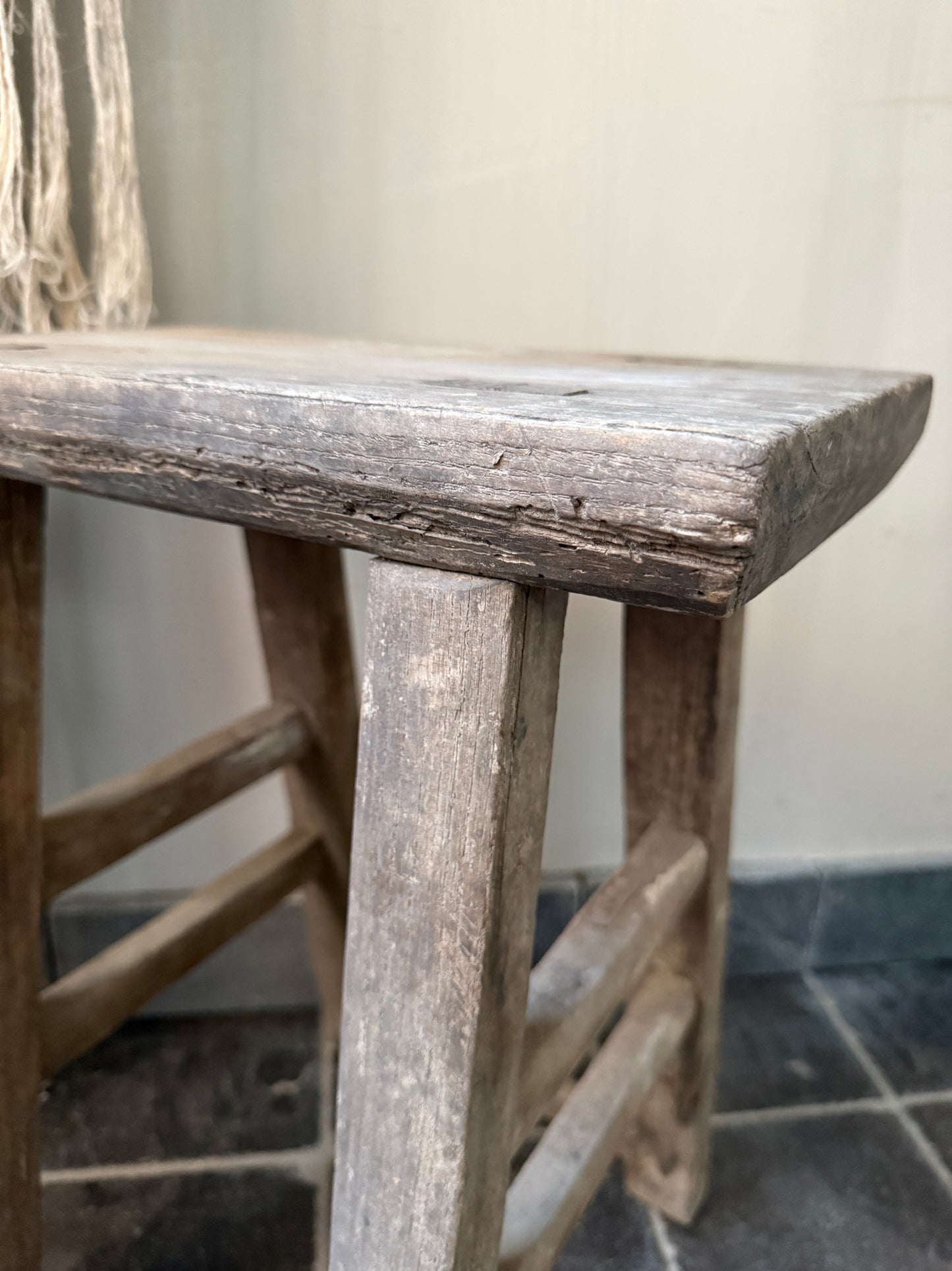 Old wooden stool, Chinese chair