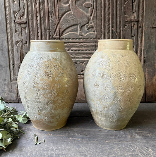 Vaas / kruik bloemen
