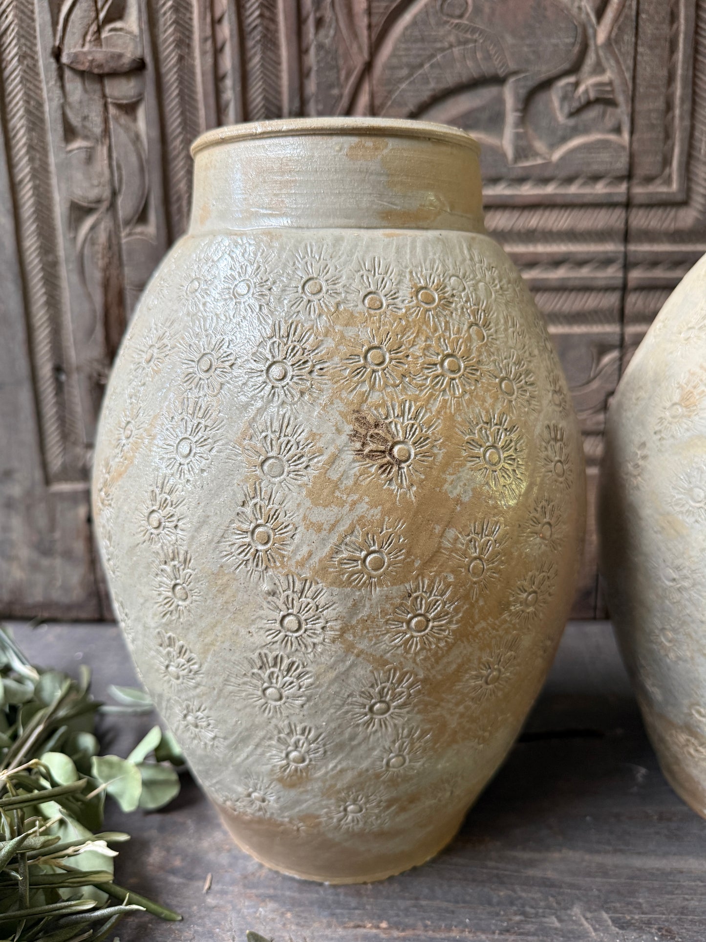 Vase / Krug Blumen