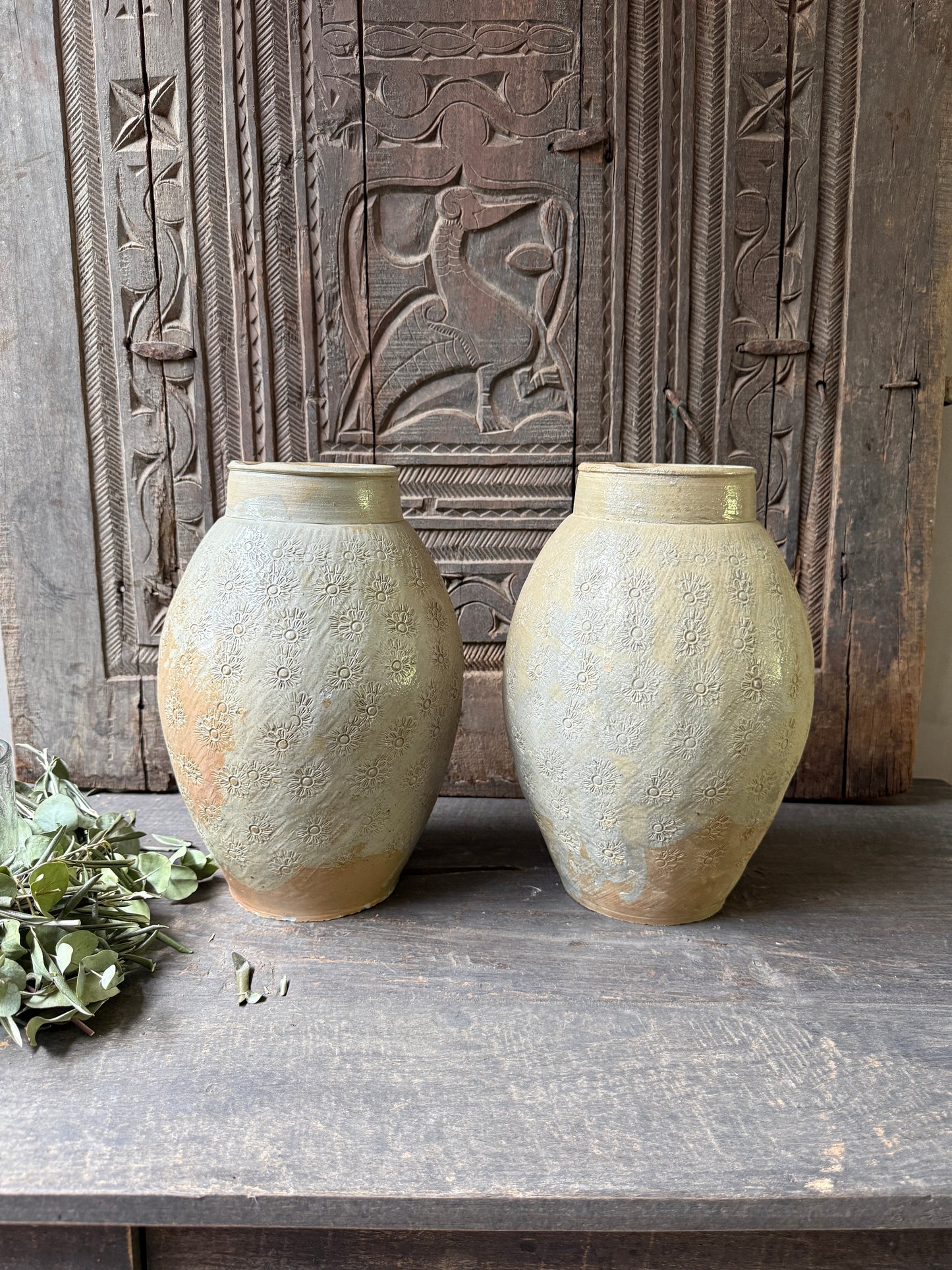 Vase / Krug Blumen