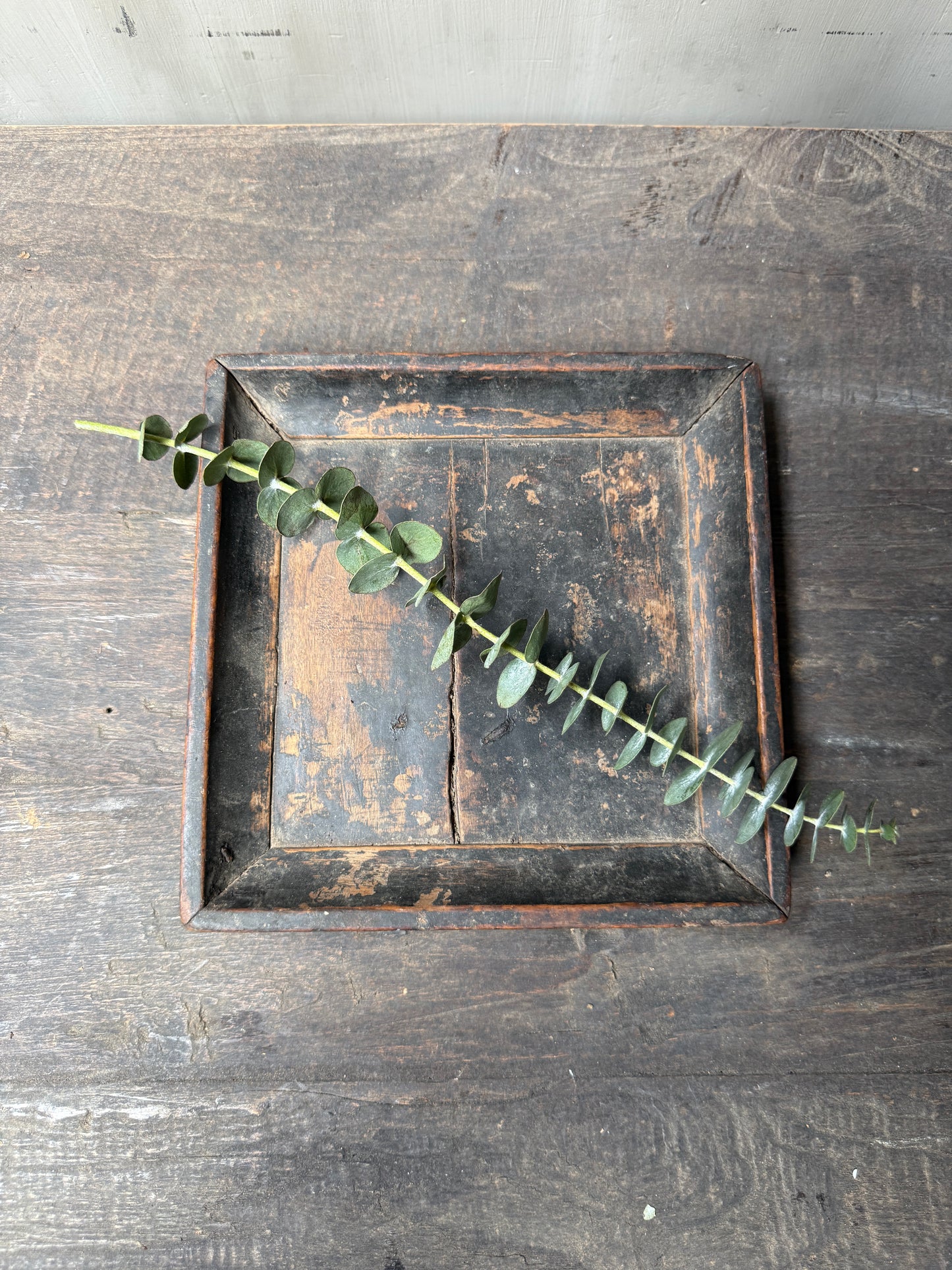 Chinese tray old wood
